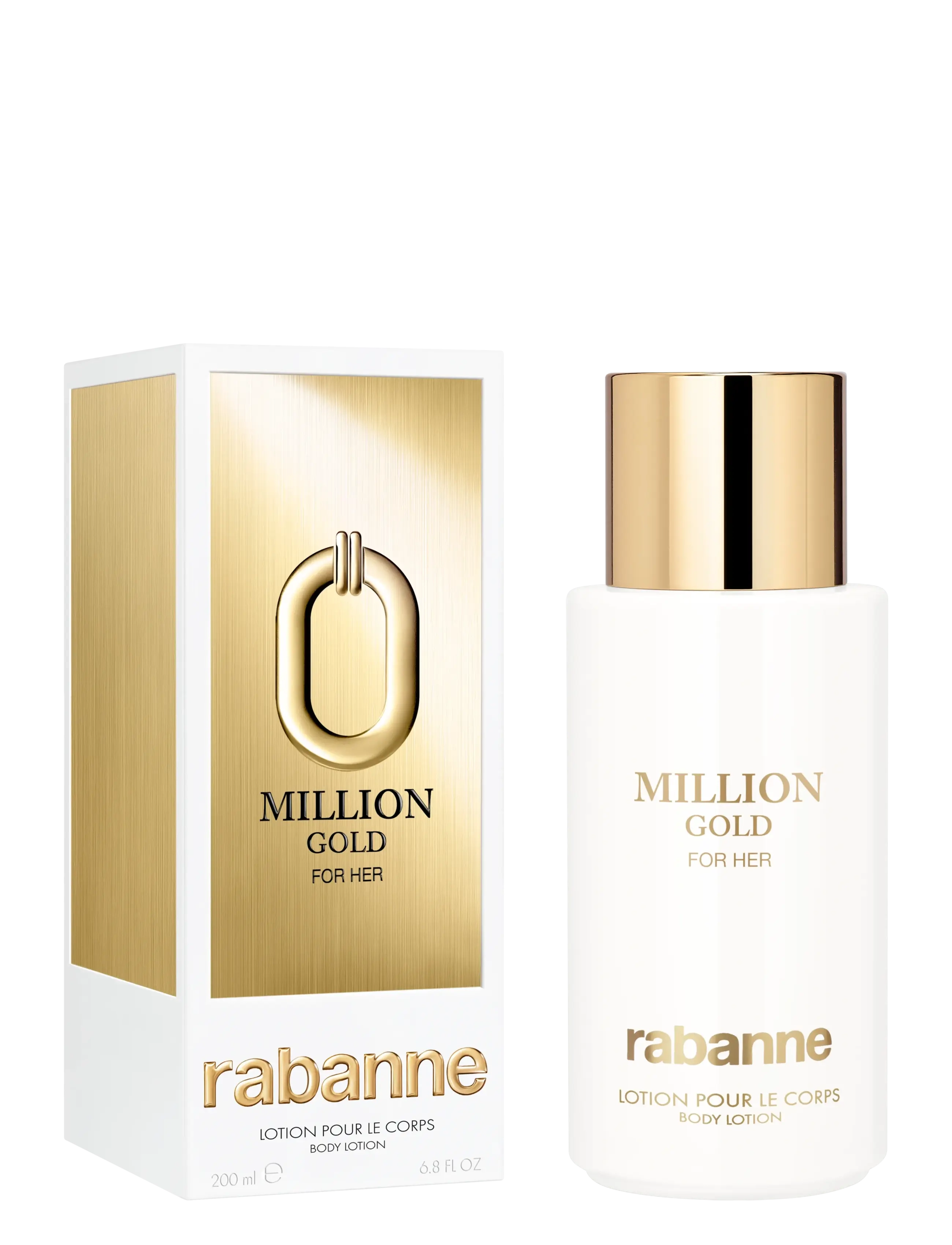 Rabanne - Million Gold For Her Lotion pour le corps Body lotion 200 ml - lotion & creme - clear - 1