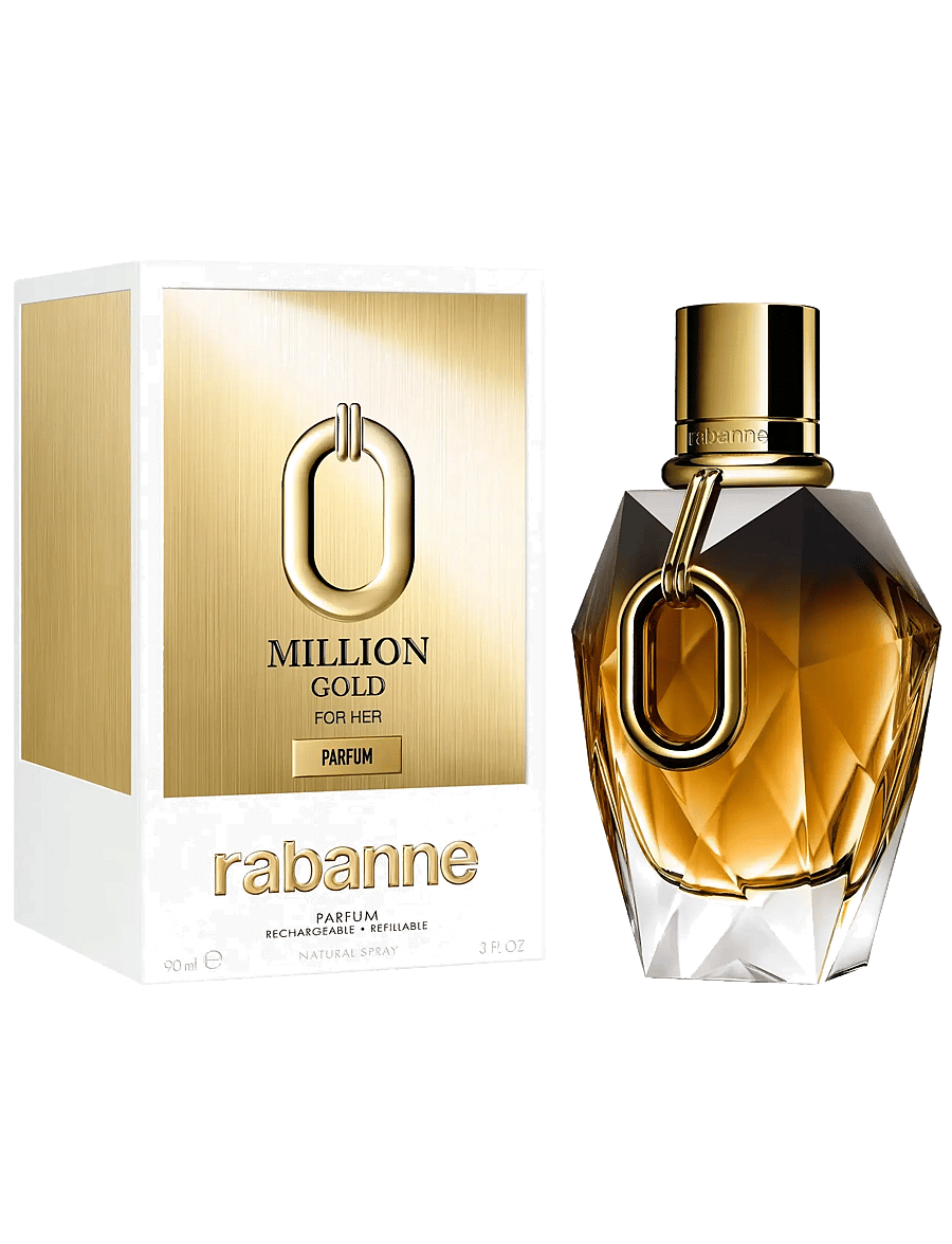 Rabanne - Million Gold For Her Parfum Refill 90 ml - till henne - clear - 2