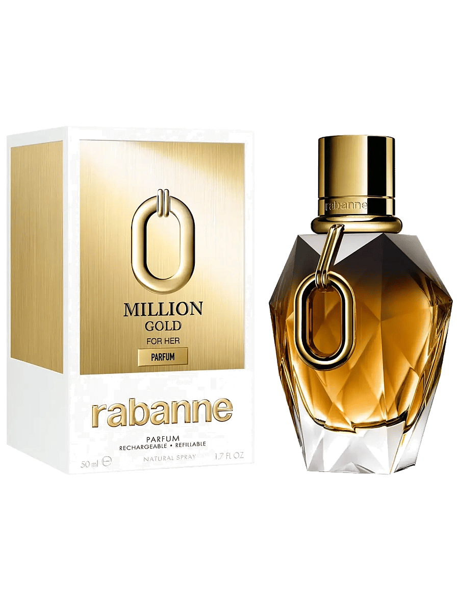 Rabanne - Million Gold For Her Parfum Refill 50 ml - till henne - clear - 2
