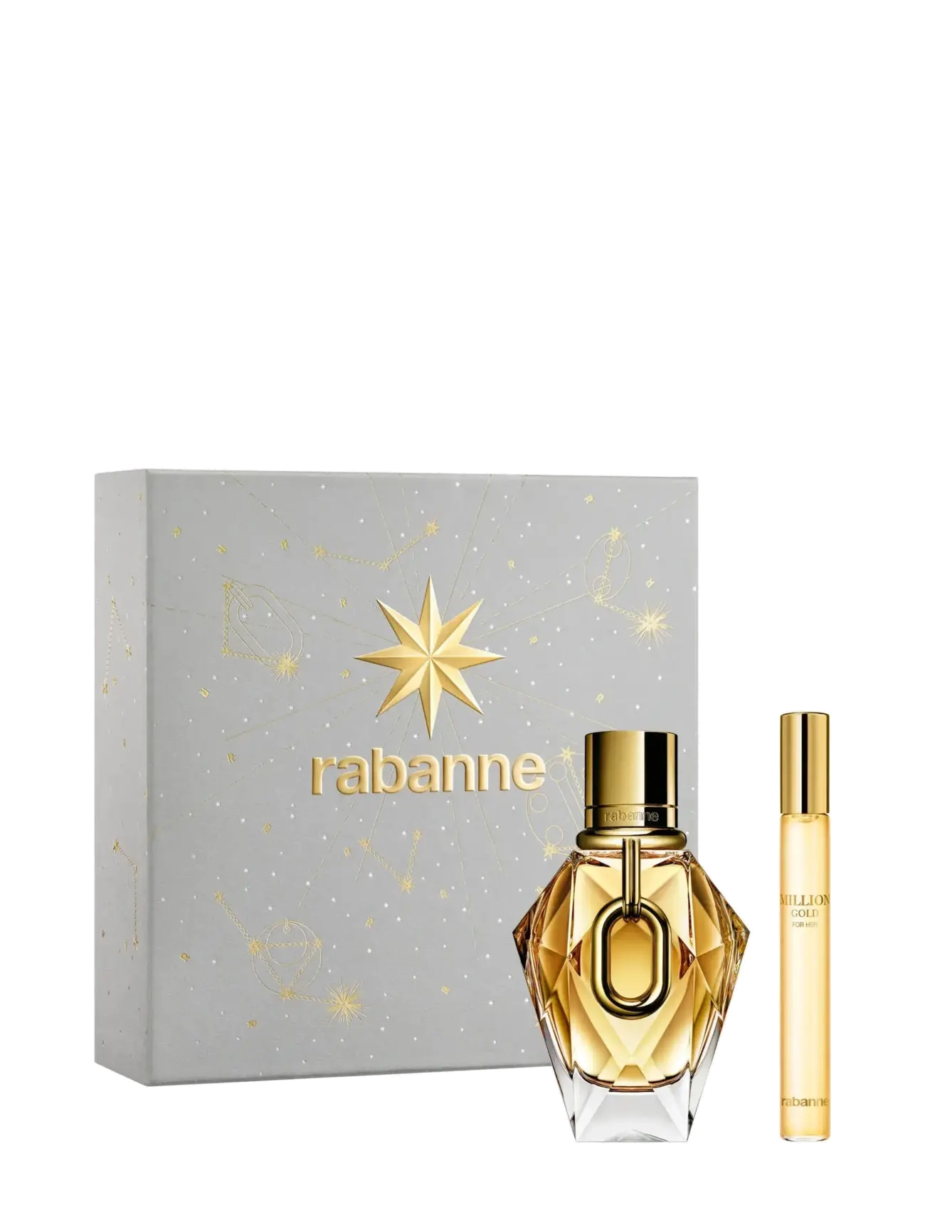 Rabanne Set Million Gold For Her Eau de Parfum Refillable 50 ml + 10 ml - Mors dag-presenter - CLEAR / undefined