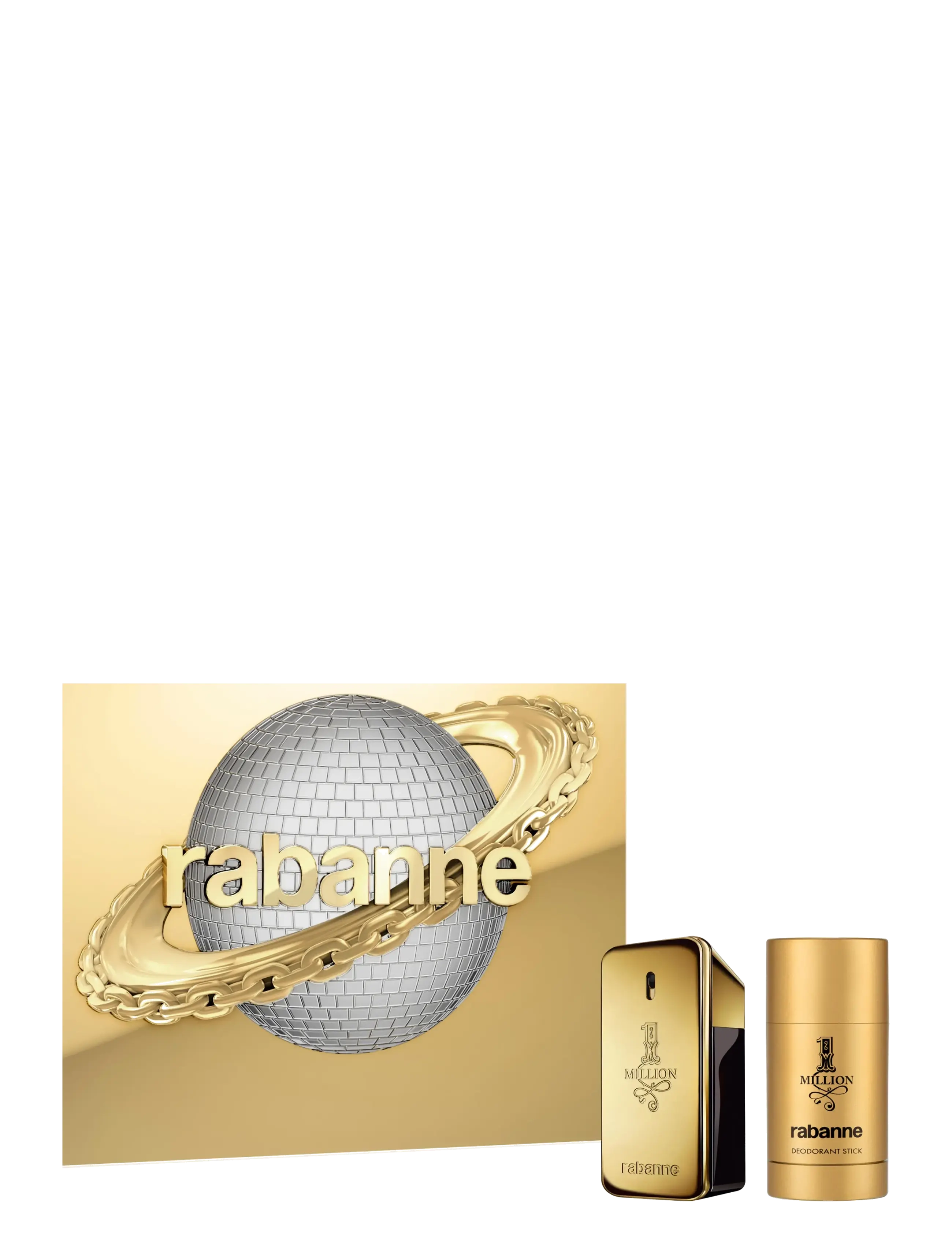 Rabanne Set 1 Million Eau de Toilette 50 ml + Deodorant Stick 75 ml - Gåvoset - null / undefined