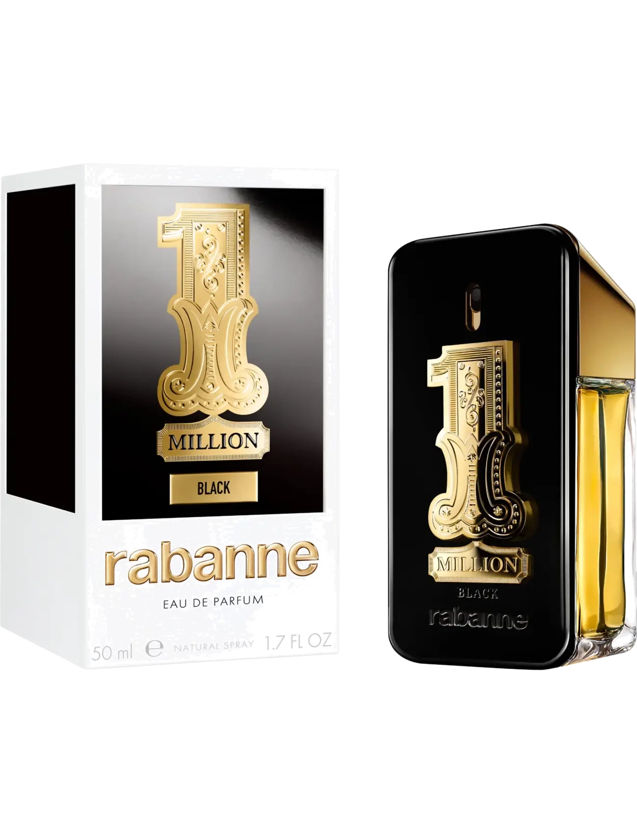 Rabanne - 1 Million Black Eau de Parfum - til ham  - clear - 1