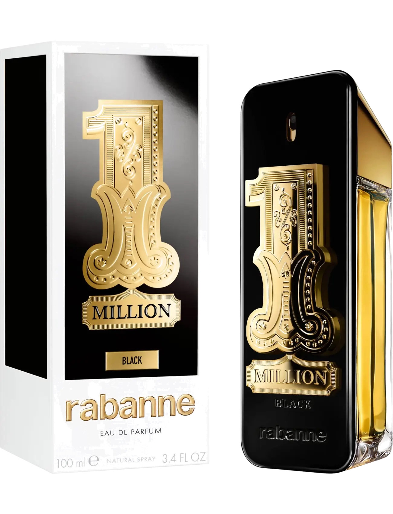 Rabanne - 1 Million Black Eau de Parfum - til ham  - clear - 1