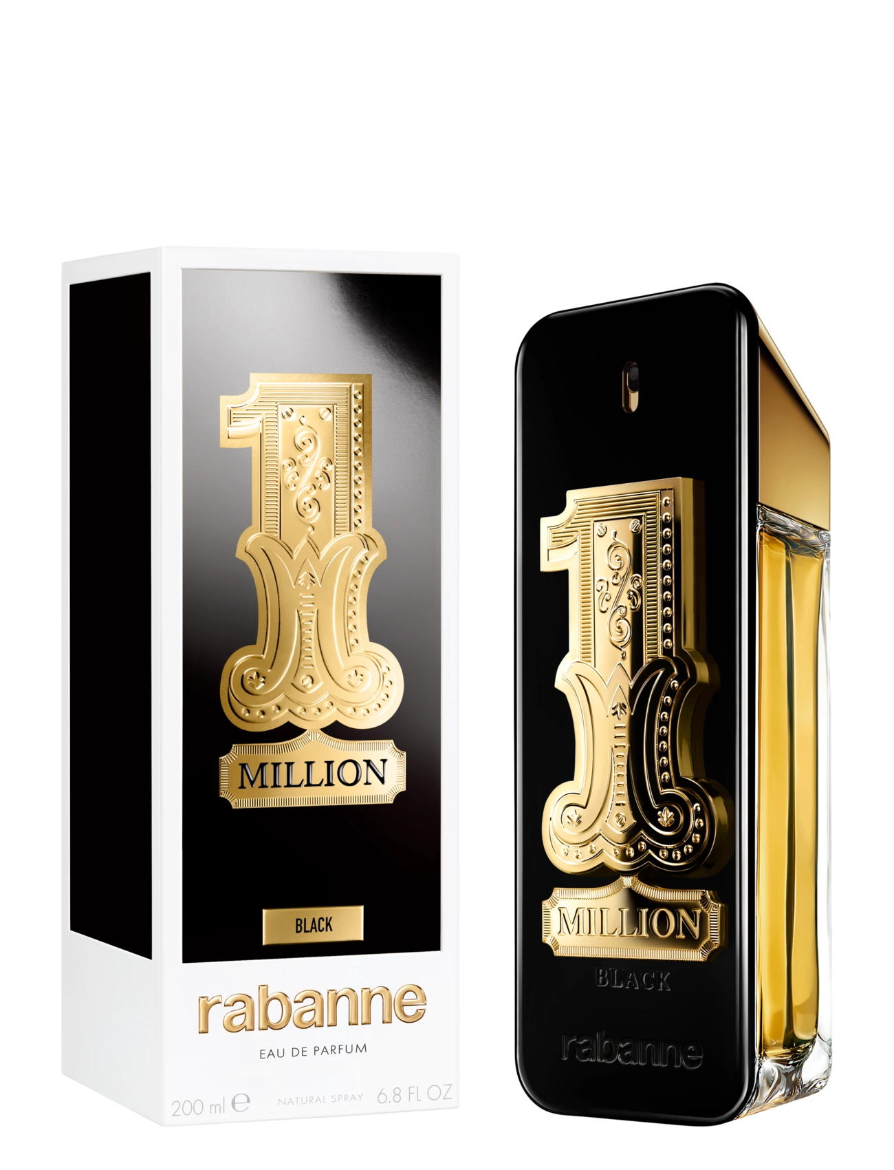 Rabanne - 1 Million Black Eau de Parfum 200 ml - til ham  - clear - 1