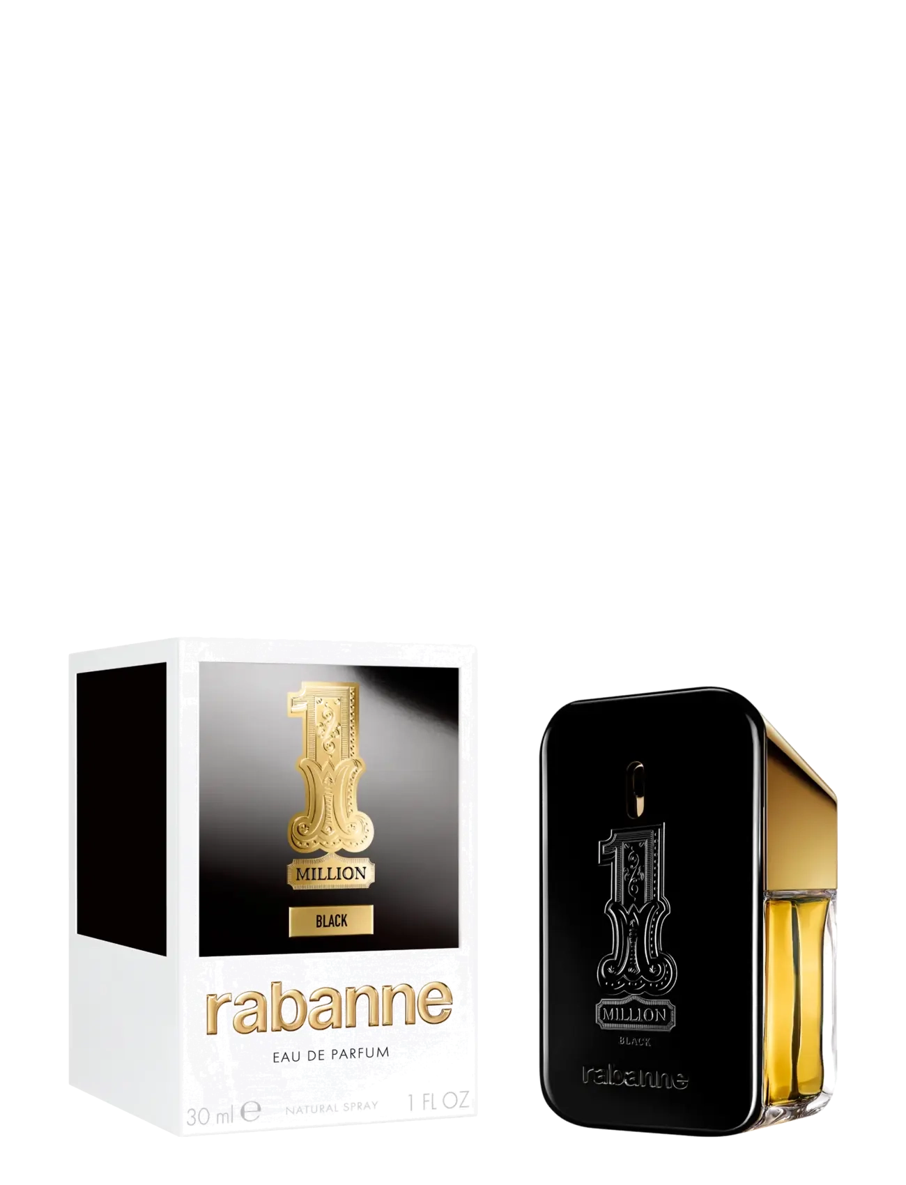 Rabanne - 1 Million Black Eau de Parfum - till honom  - clear - 1