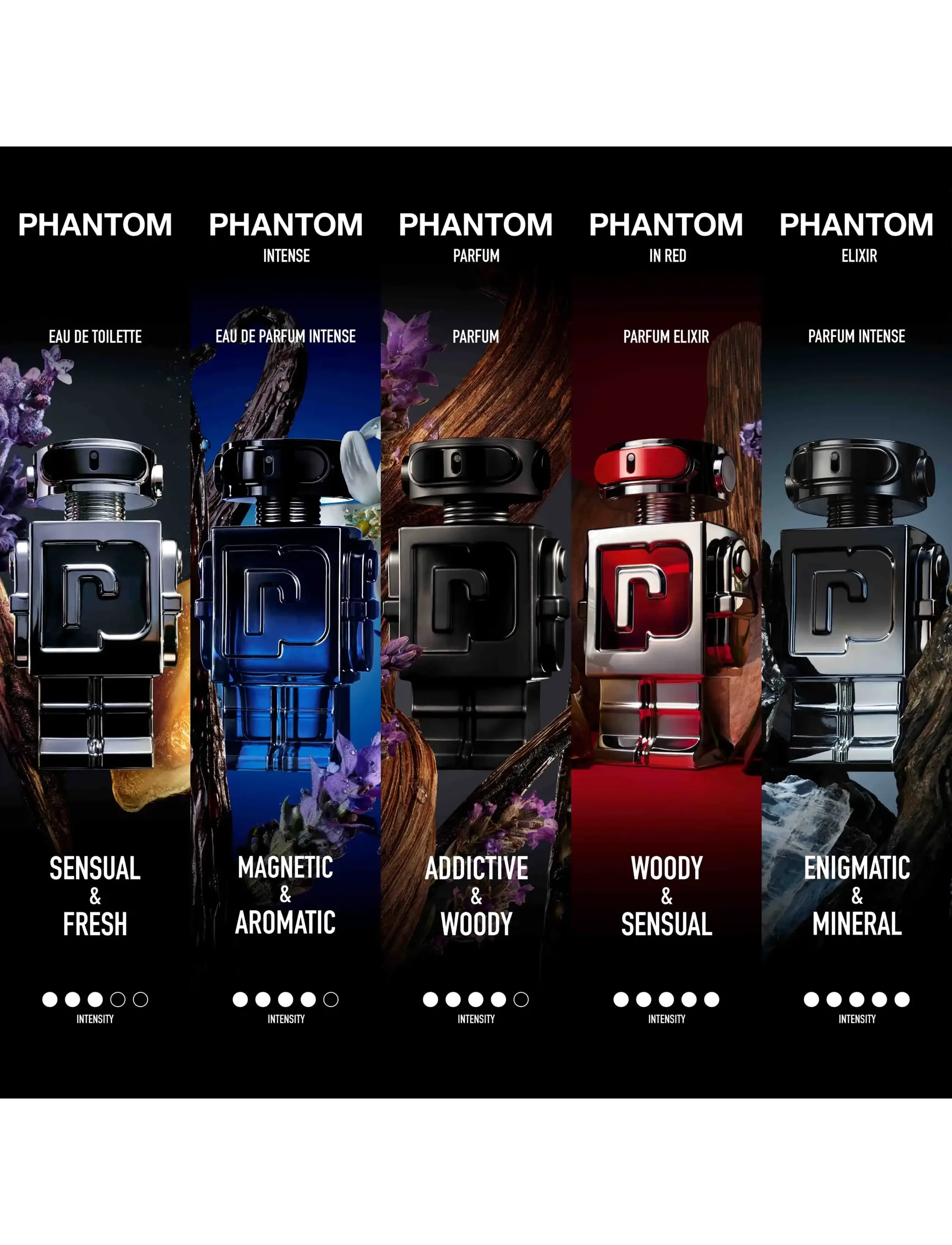 Rabanne - Phantom Parfum Extracts Of Perfume 30 ml - till honom  - clear - 3