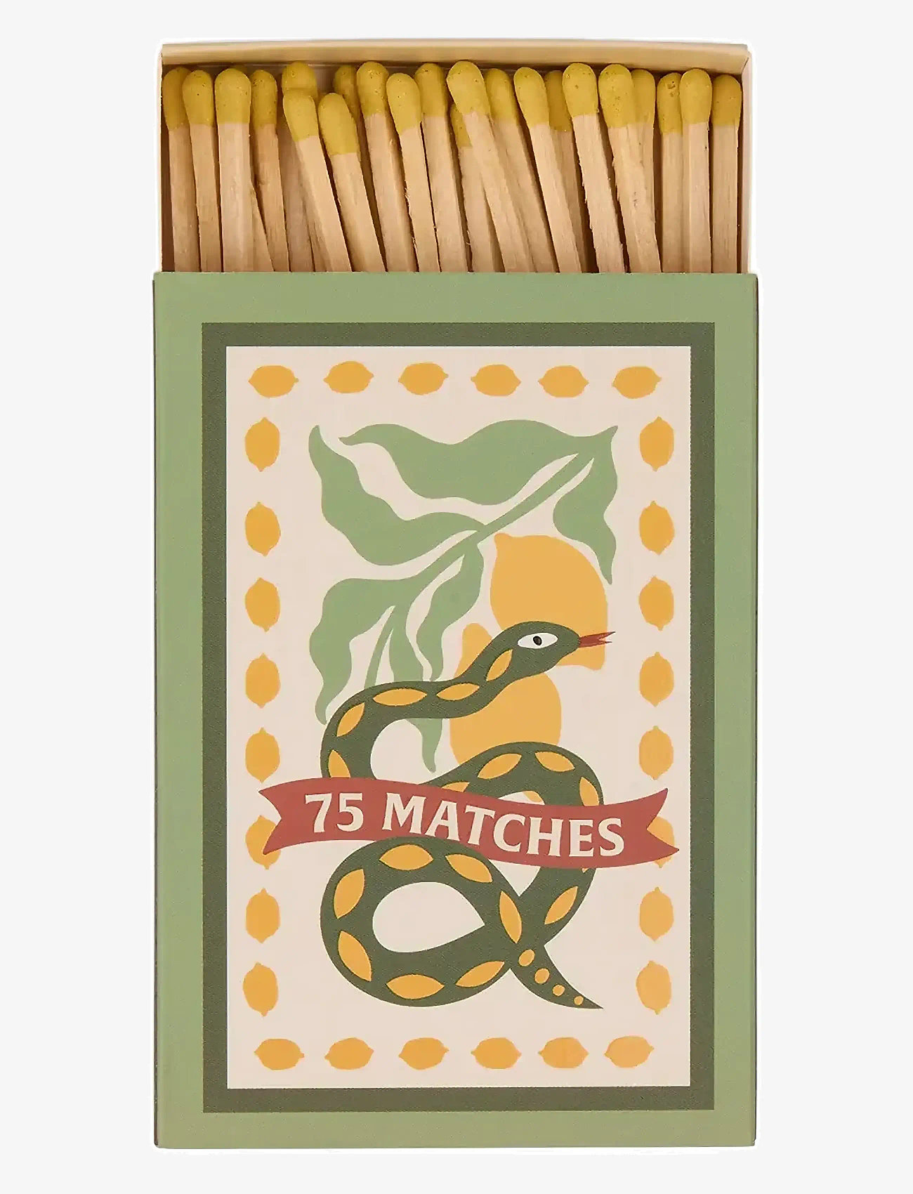 Paddywax - Adopo Boxed Matches Snake Yellow - beleuchtungszubehör - multicolored - 0