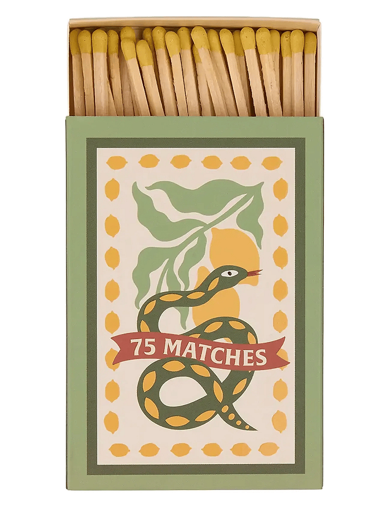 Paddywax - Adopo Boxed Matches Snake Yellow - beleuchtungszubehör - multicolored - 0