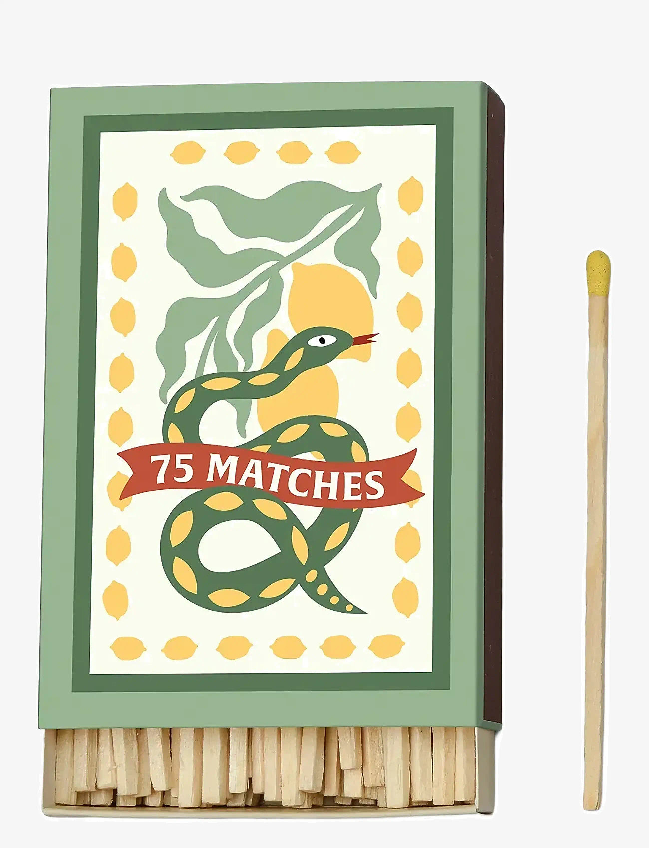 Paddywax - Adopo Boxed Matches Snake Yellow - beleuchtungszubehör - multicolored - 1