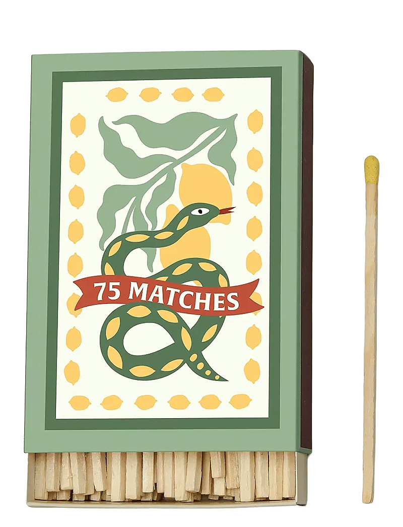 Paddywax - Adopo Boxed Matches Snake Yellow - beleuchtungszubehör - multicolored - 1