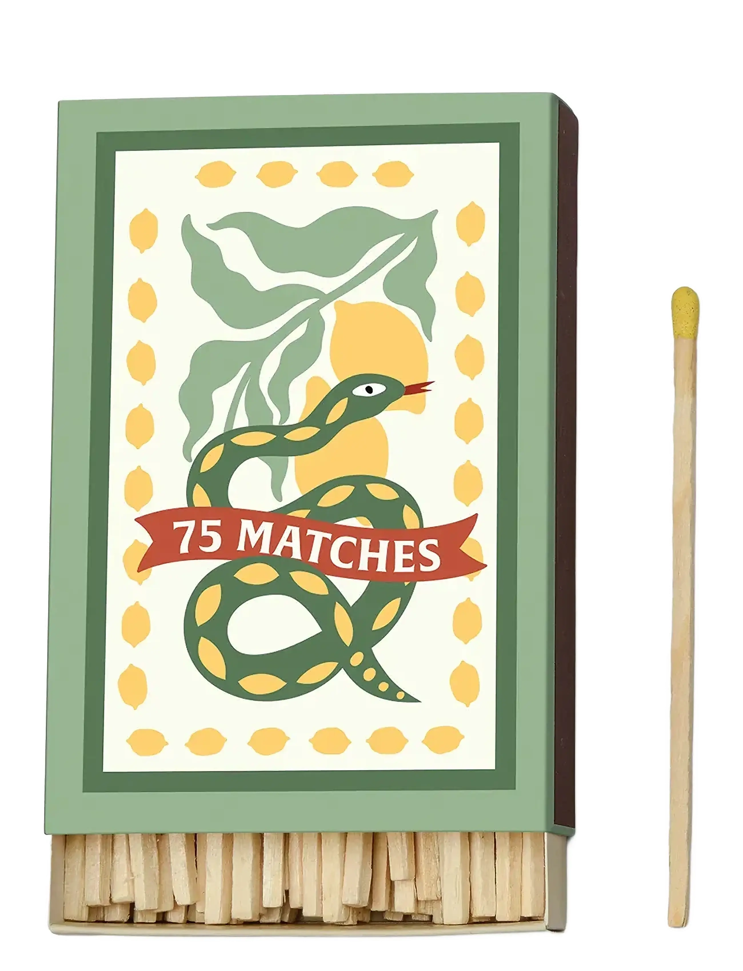 Paddywax - Adopo Boxed Matches Snake Yellow - akcesoria oświetleniowe - multicolored - 2
