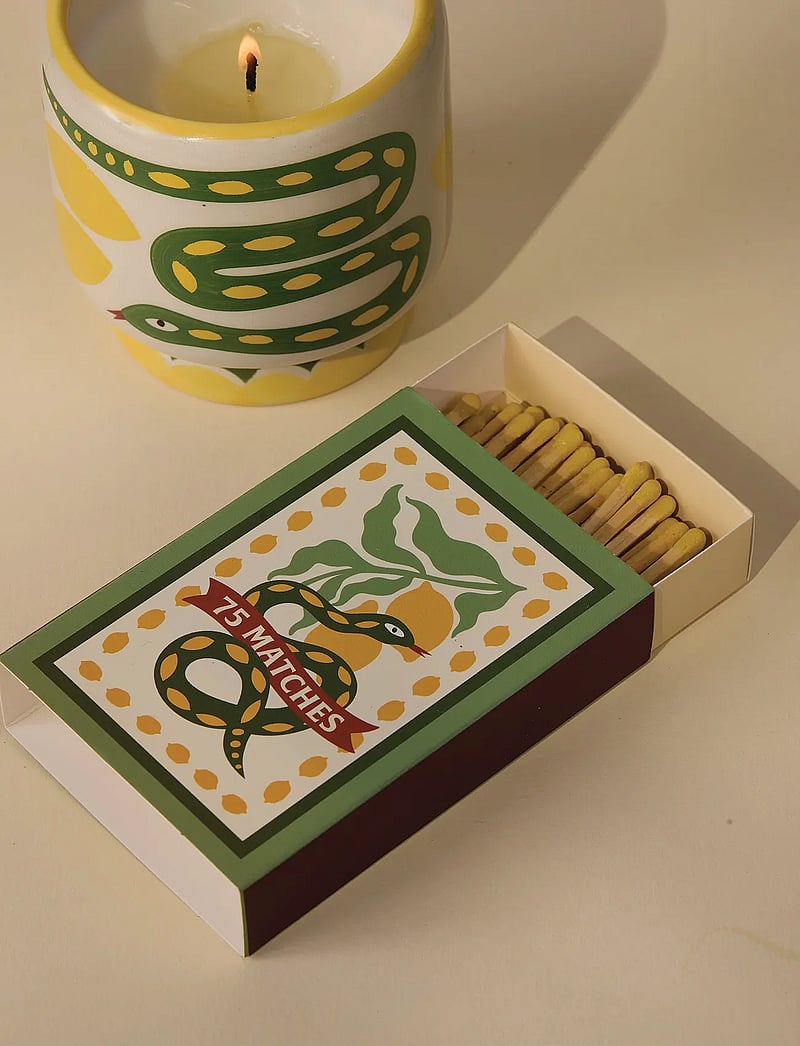 Paddywax - Adopo Boxed Matches Snake Yellow - beleuchtungszubehör - multicolored - 2