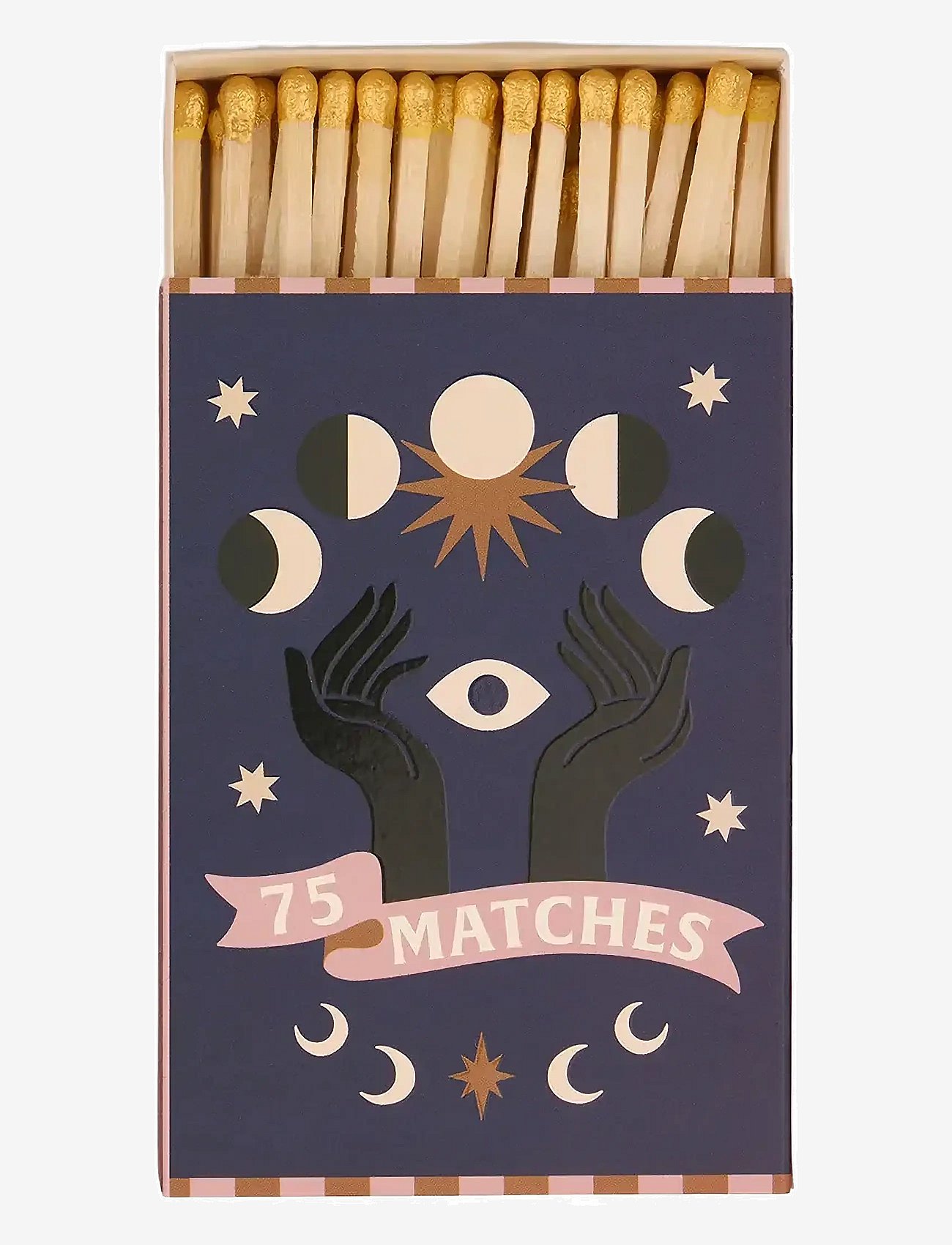 Paddywax Adopo Boxed Matches Moon Gold - Navy - 9.6X5X2CM