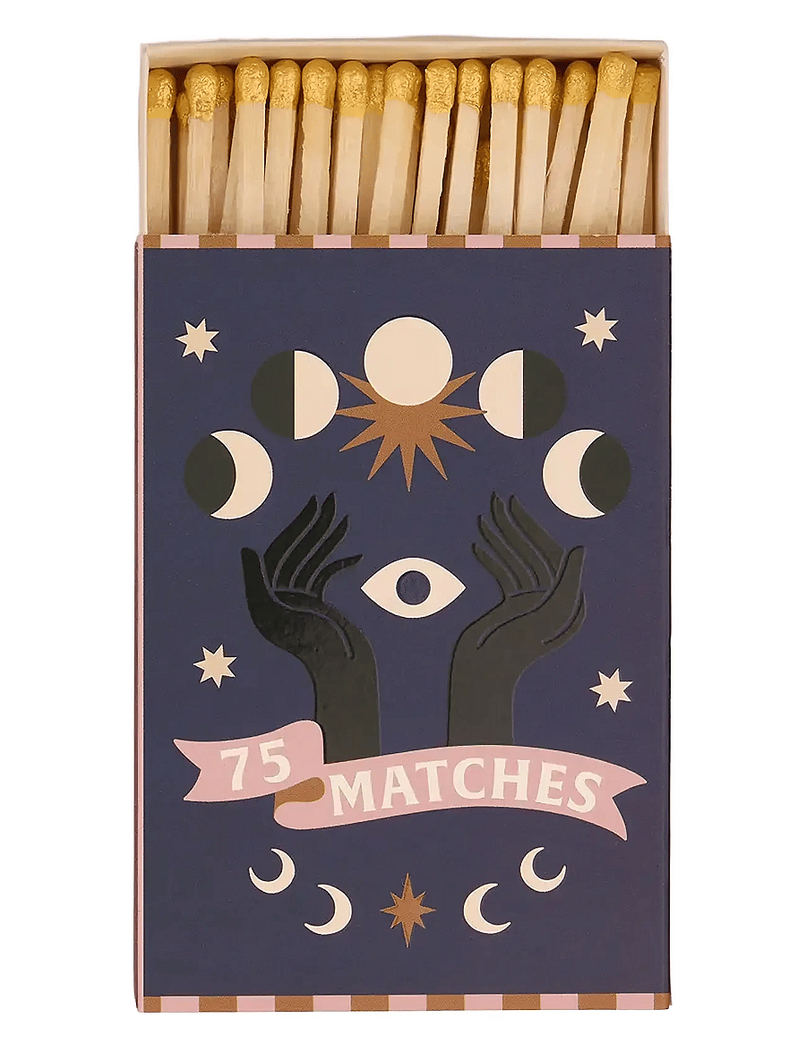 Paddywax - Adopo Boxed Matches Moon Gold - beleuchtungszubehör - dark blue - 1