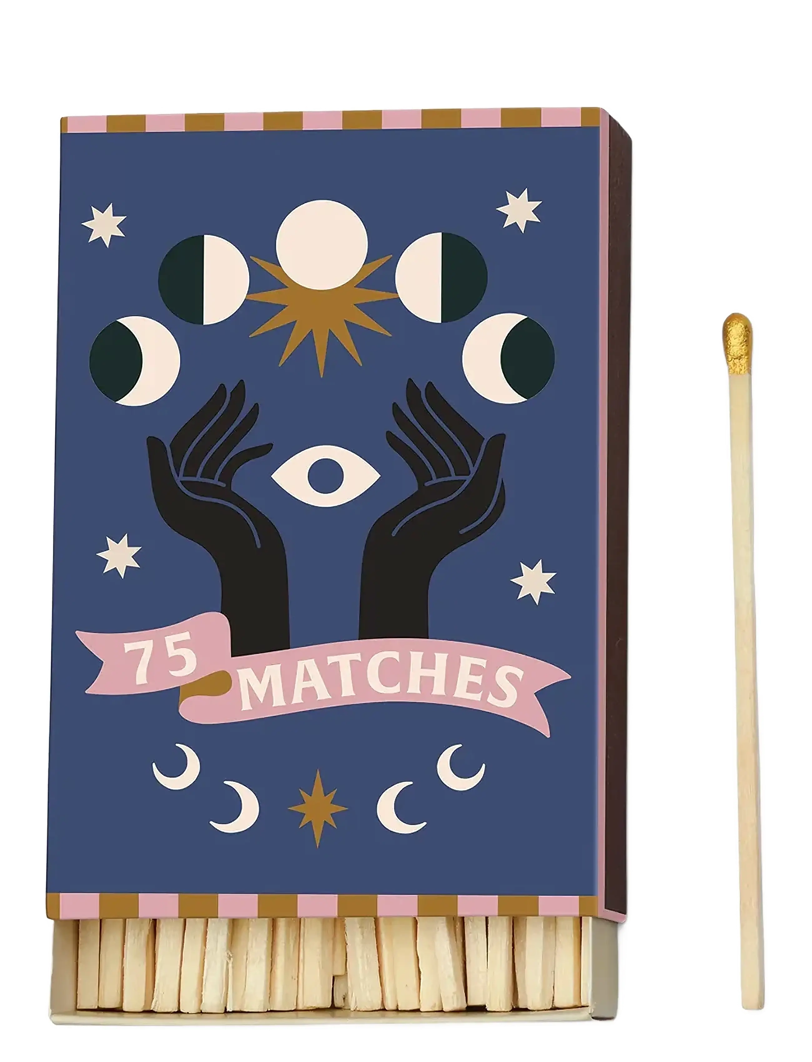 Paddywax - Adopo Boxed Matches Moon Gold - beleuchtungszubehör - dark blue - 2