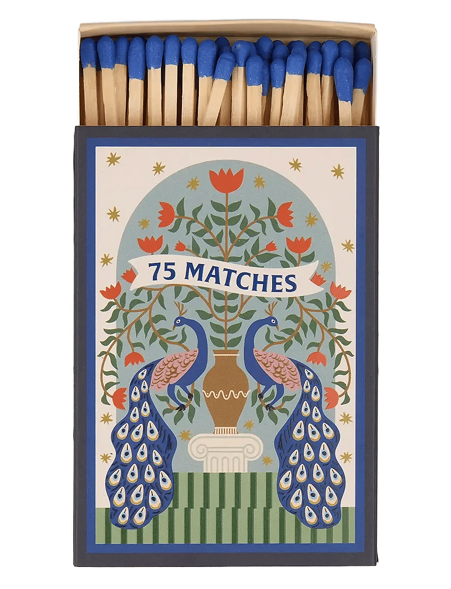 Paddywax - A Dopo Boxed Matches Peacock Blue - blue - 1