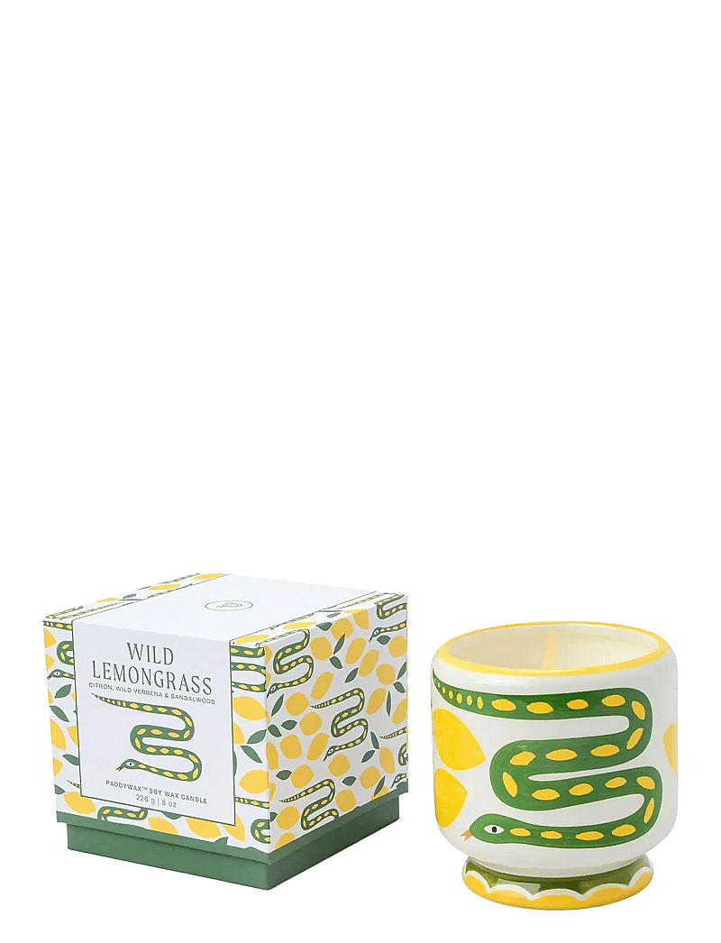 Paddywax - Adopo Snake Ceramic Candle - Wild Lemongrass Boxed - madalaimad hinnad - multicolored - 0