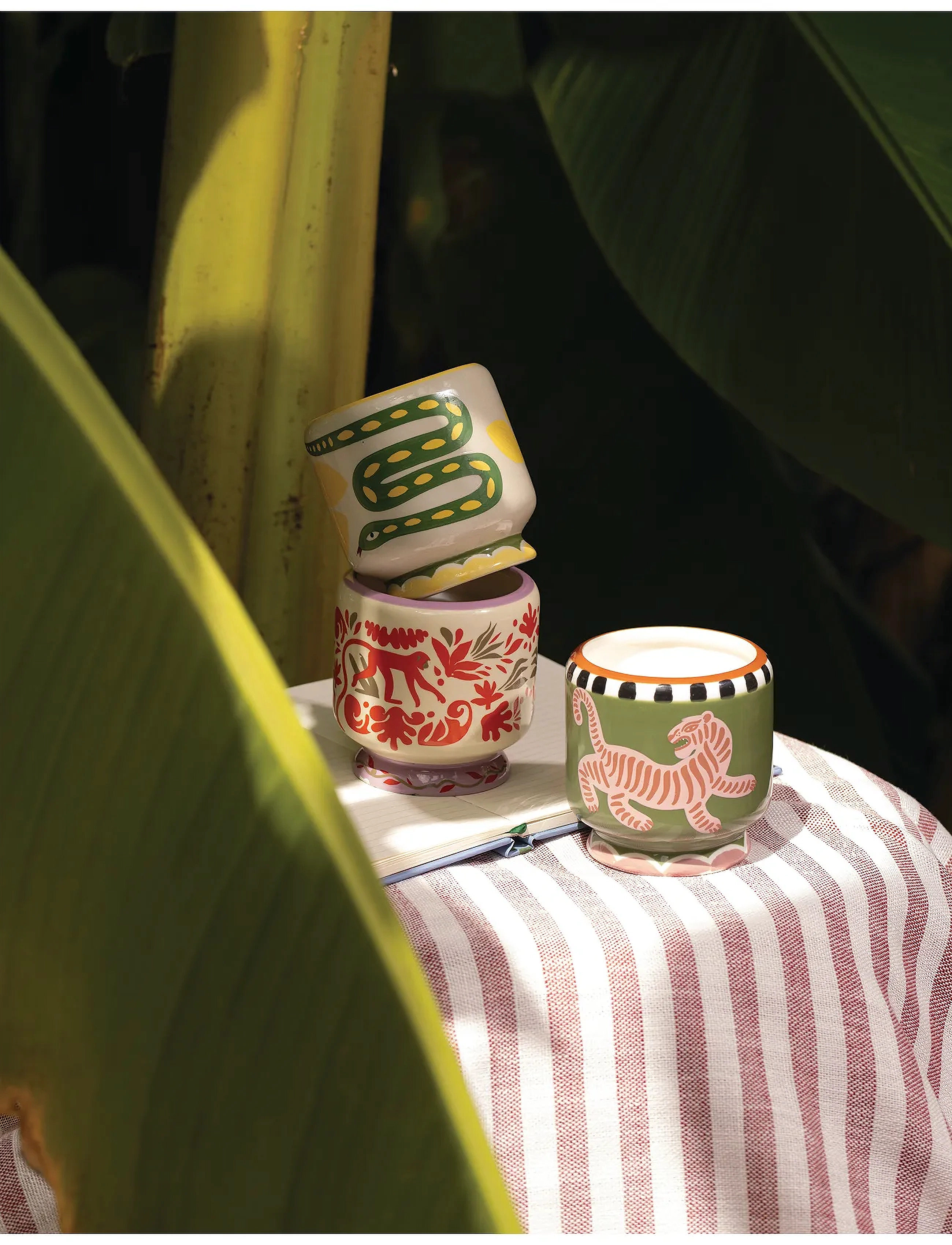 Paddywax - Adopo Snake Ceramic Candle - Wild Lemongrass Boxed - nach preis einkaufen - multicolored - 4