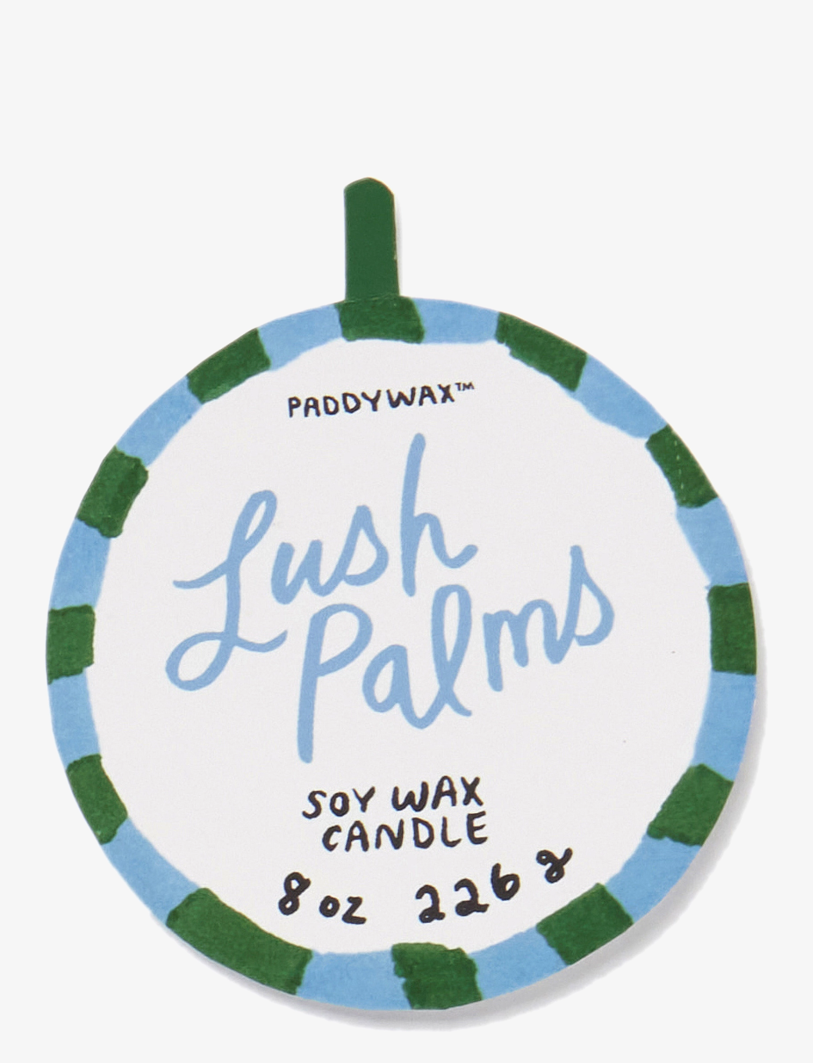 Paddywax - Adopo 8 oz./226g Palm Tree Ceramic Candle - Lush Palms Boxed - brown - 2