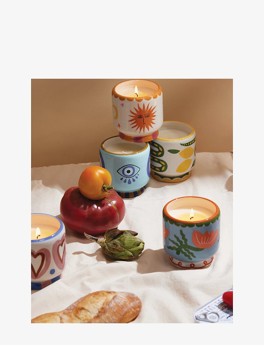 Paddywax - Adopo 8 oz./226g Sun Ceramic W/ Warning Label & Dustcover - Orange Blossom Boxed - brown - 4