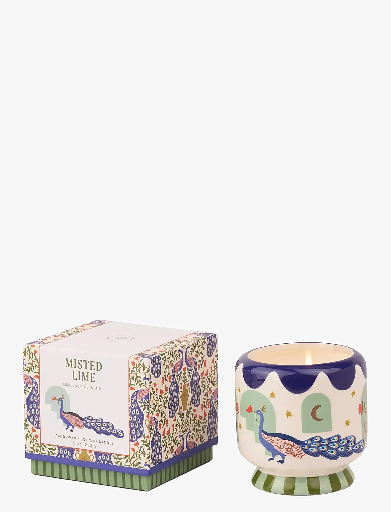 Paddywax - A DopoPeacock Ceramic Candle - Misted Lime - multicolored - 1
