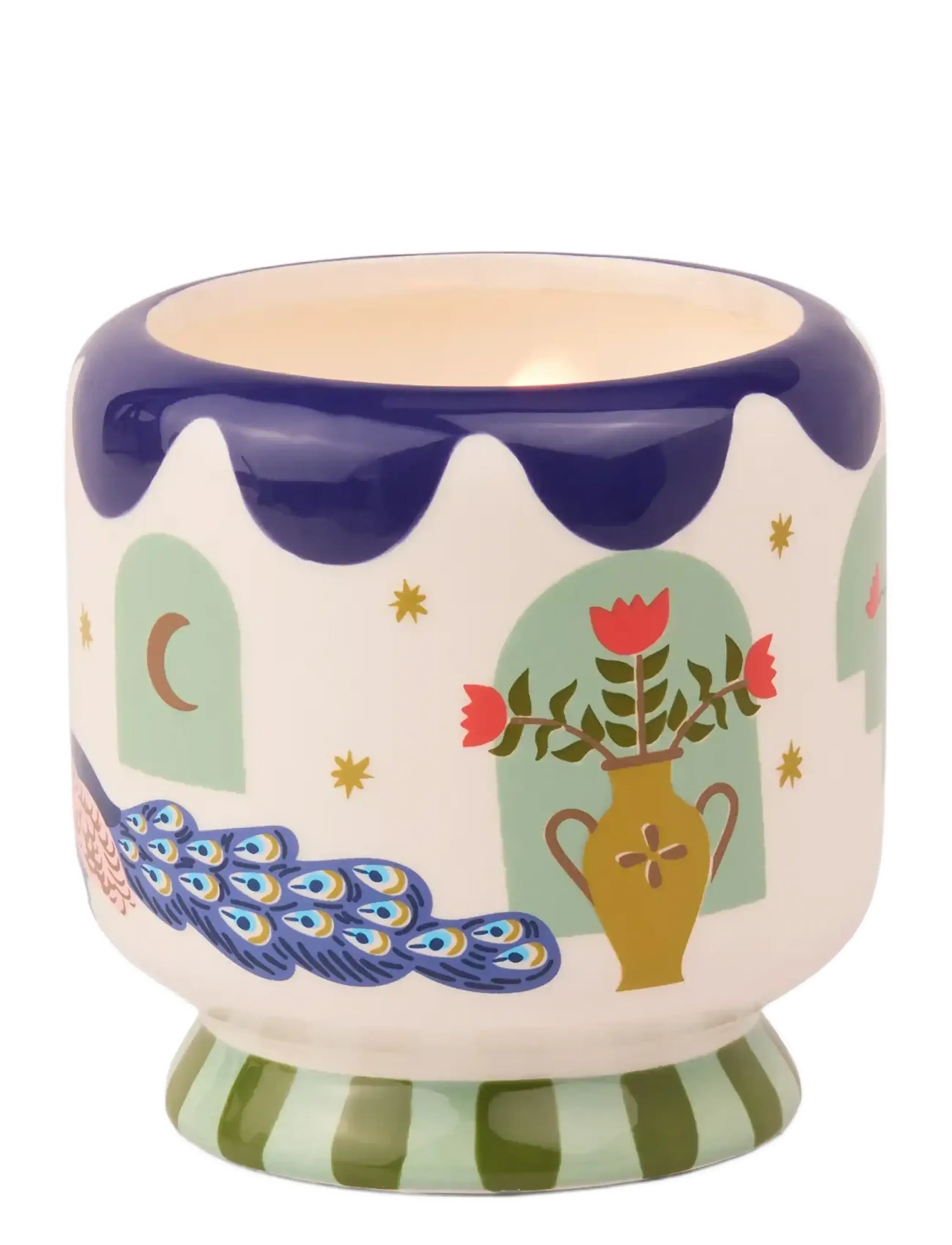Paddywax - A DopoPeacock Ceramic Candle - Misted Lime - madalaimad hinnad - multicolored - 2