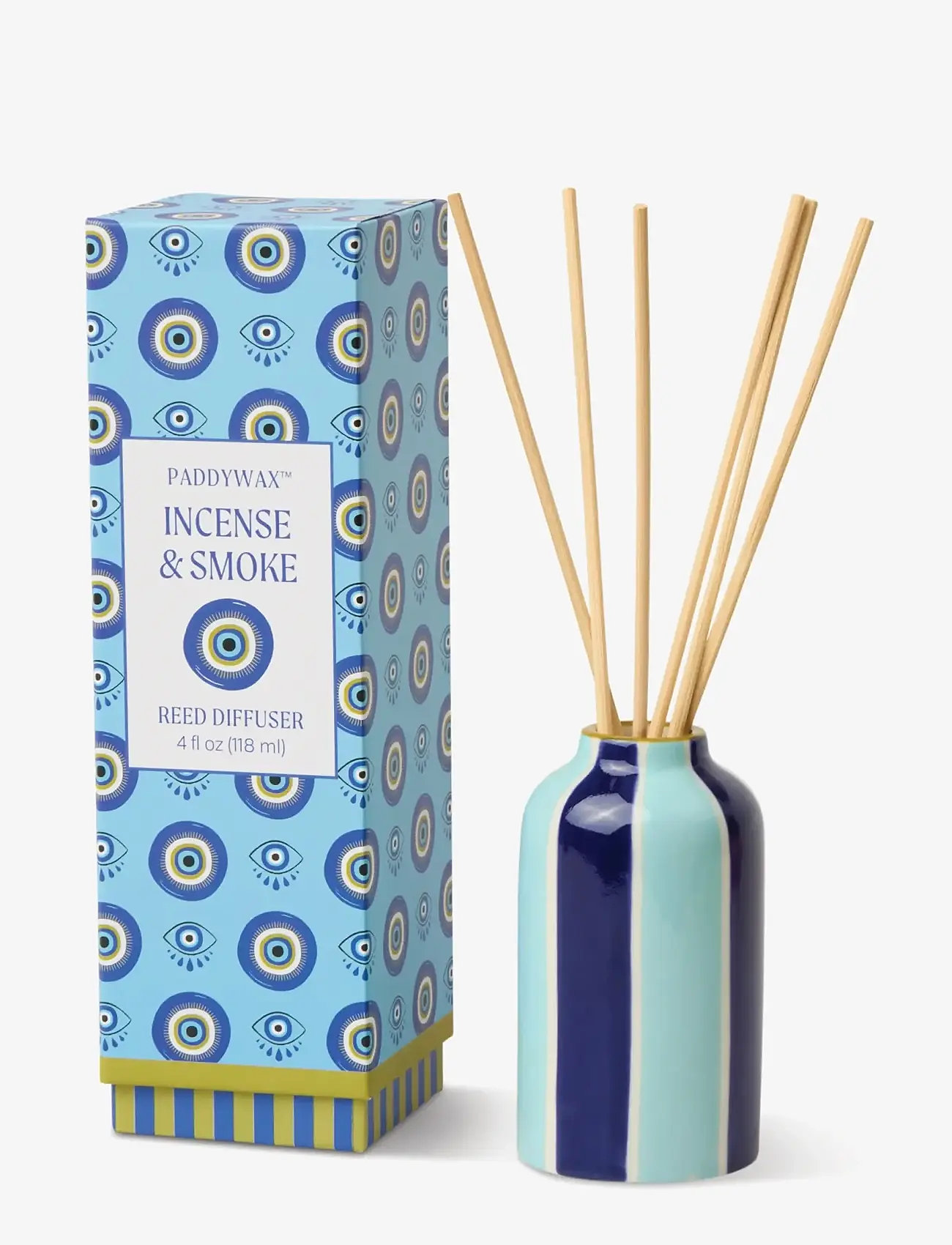 Paddywax - Diffuser i keramik Adopo Eye 118 ml  - Rökelse och rök - below 20€ - blue - 0