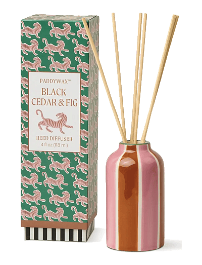 Diffuser I Keramik Adopo Tiger 118 Ml - Black Cedar & Fig - Duftpinde