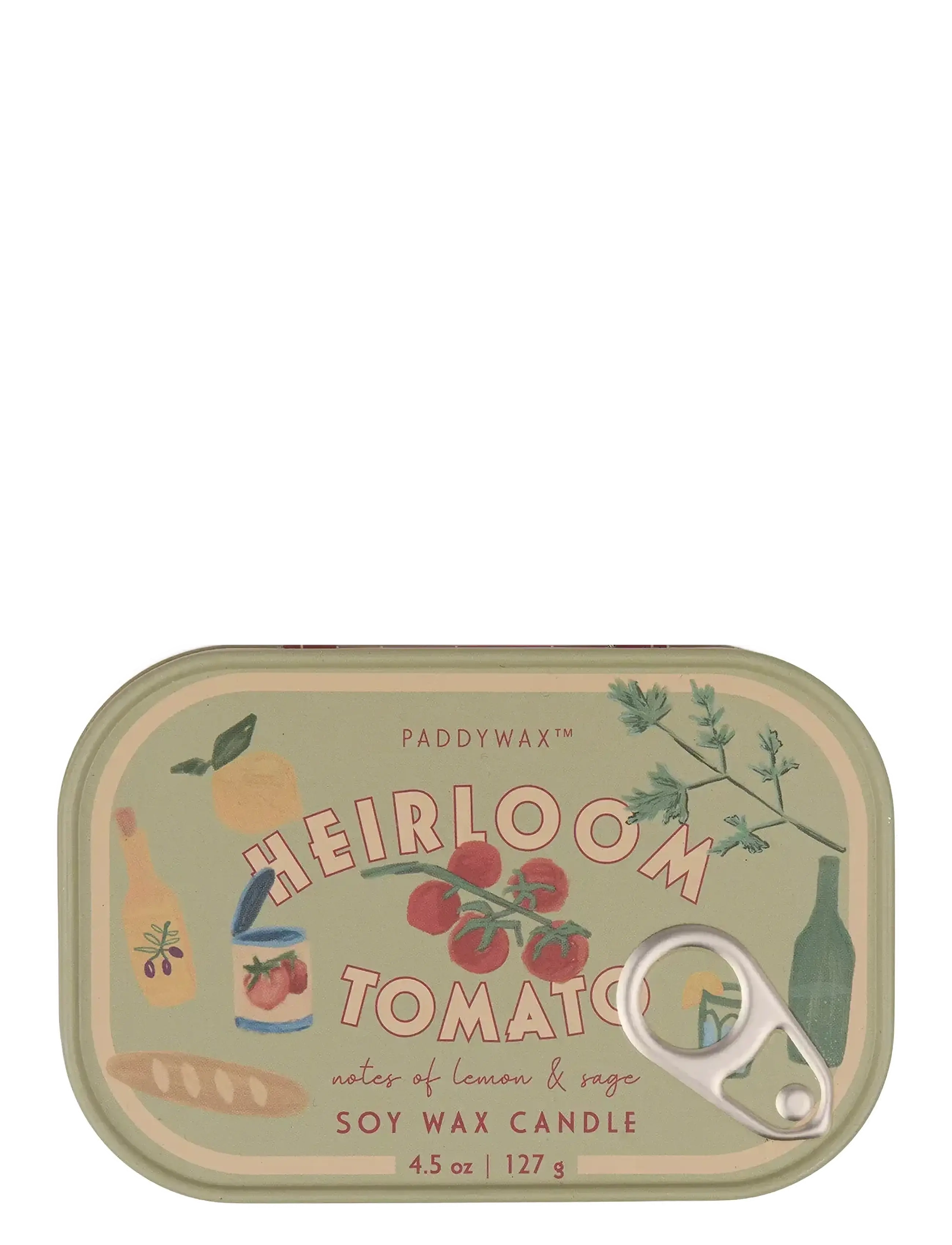 Paddywax - Bistro Tomato Printed Tin Candle - Heirloom Tomato - teelichthalter - red - 2