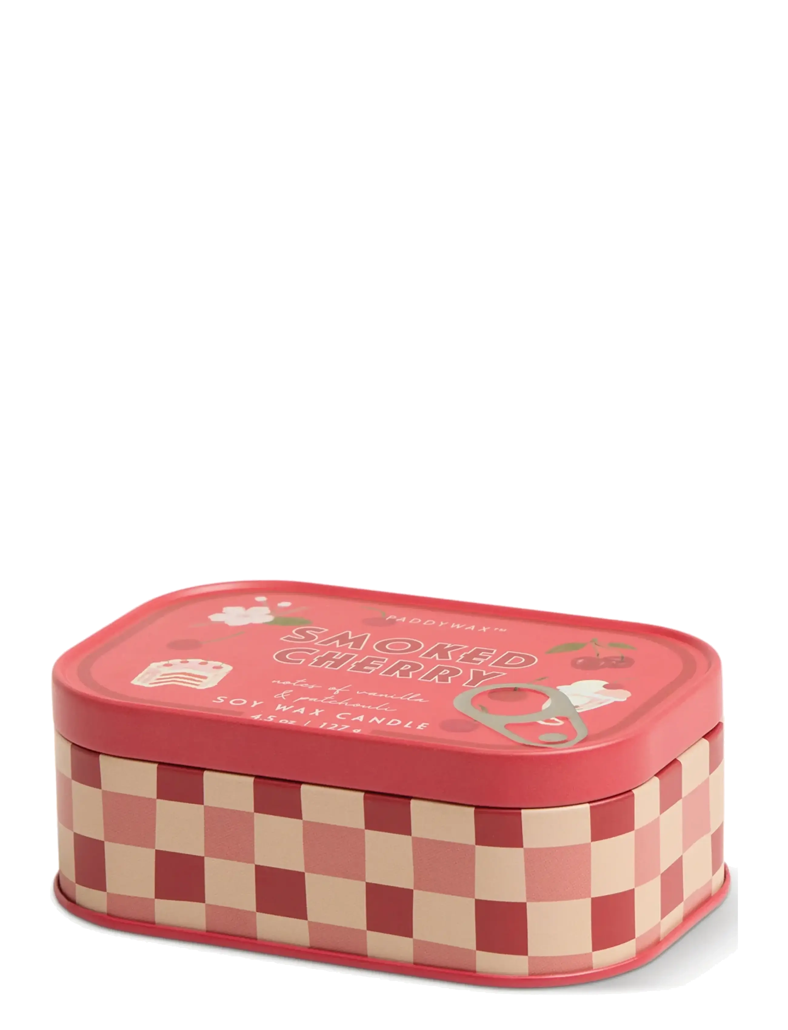 Paddywax Doftljus I Plåtask Bistro- Körsbär, Scented Candles, Pink, Str: 11.3X7.6X4.2CM