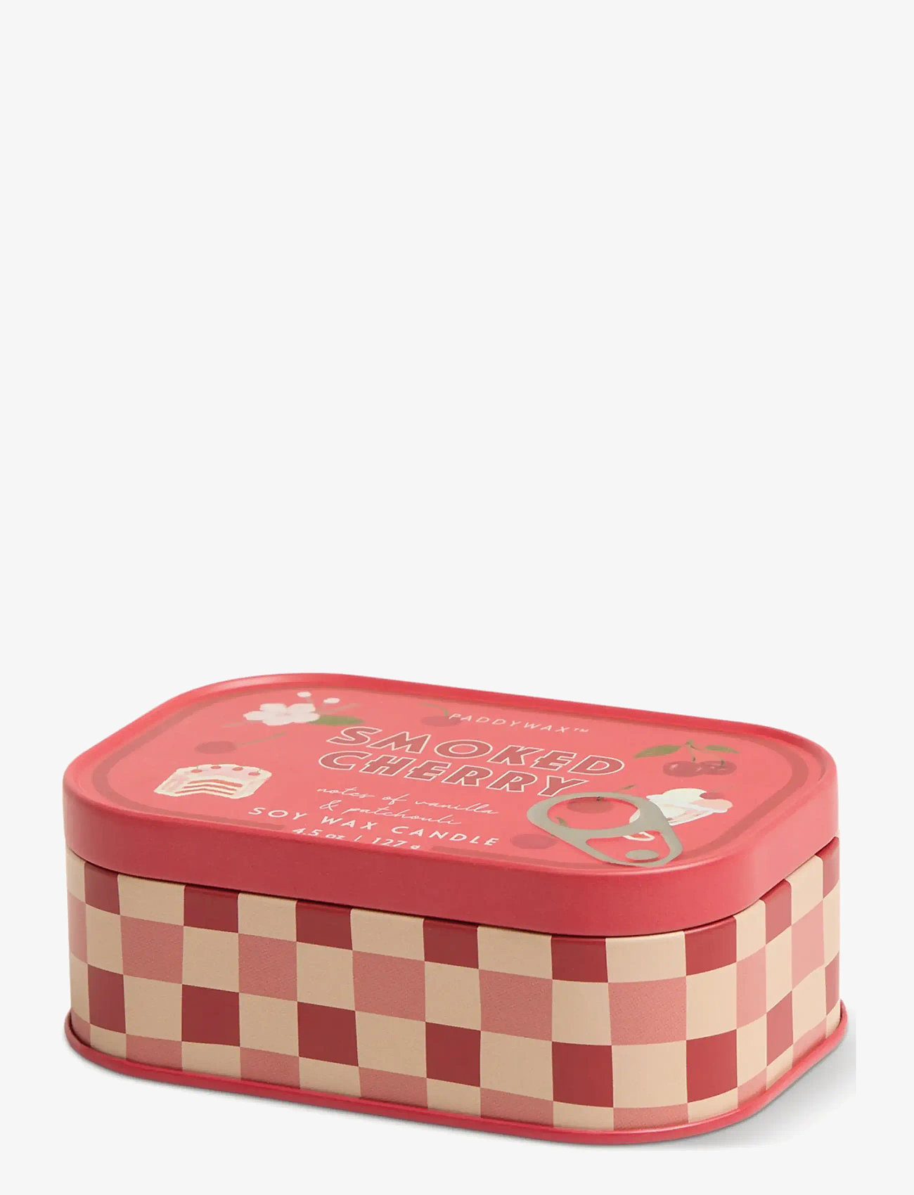 Paddywax - Doftljus i plåtask Bistro- Körsbär - pink - 0
