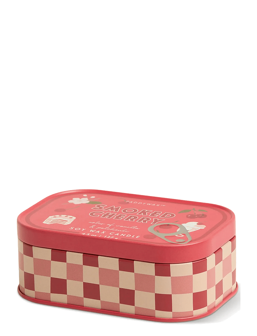 Paddywax - Doftljus i plåtask Bistro- Körsbär - pink - 0