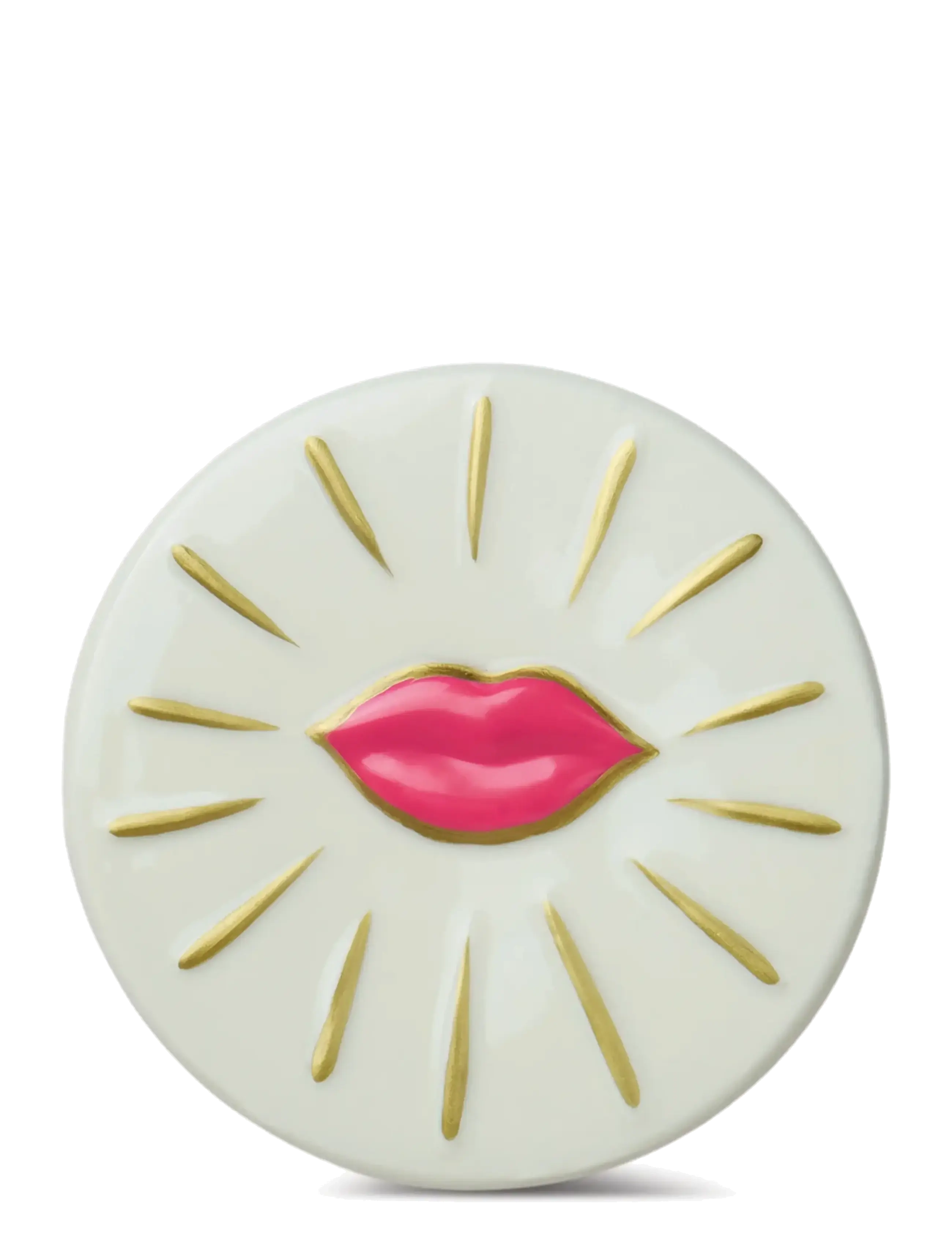 Paddywax - Doftljus Charmed Lips 226 g- Rosa Glas med lock i keramik - Smoked Cherry - pink - 3
