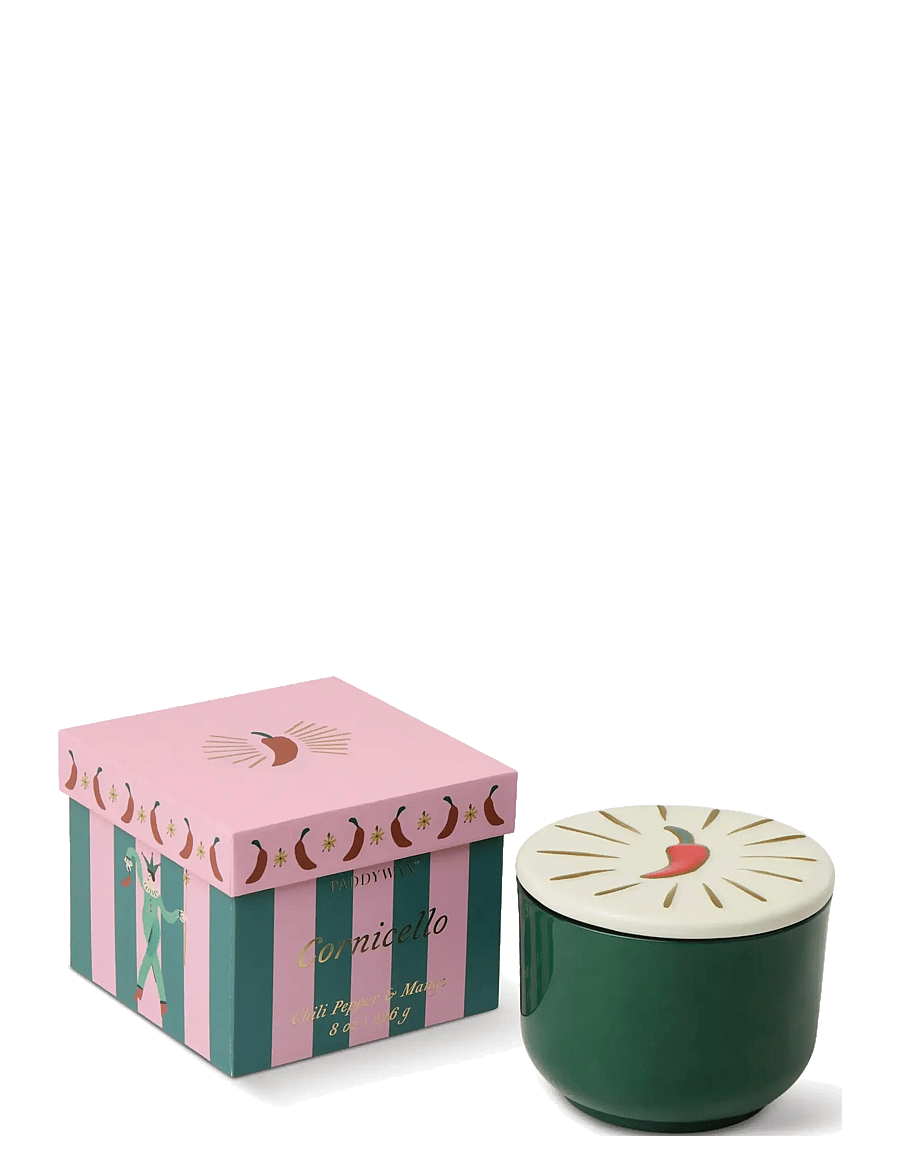 Paddywax - Doftljus Charmed Chili 226 g- Grönt Glas med lock i keramik - Chilip Pepper & Mango - above 500kr - green - 0