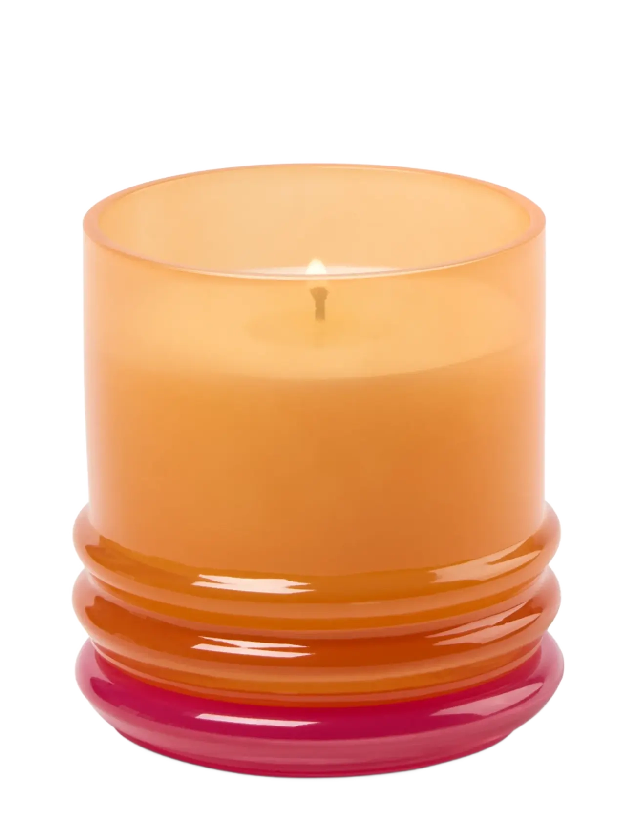 Paddywax Doftljus Stacked I 2 Färgat Glas- Orange / Knallrosa Infraröd Mango,,,Orange Gr.8.9X 8.9X9.5CM