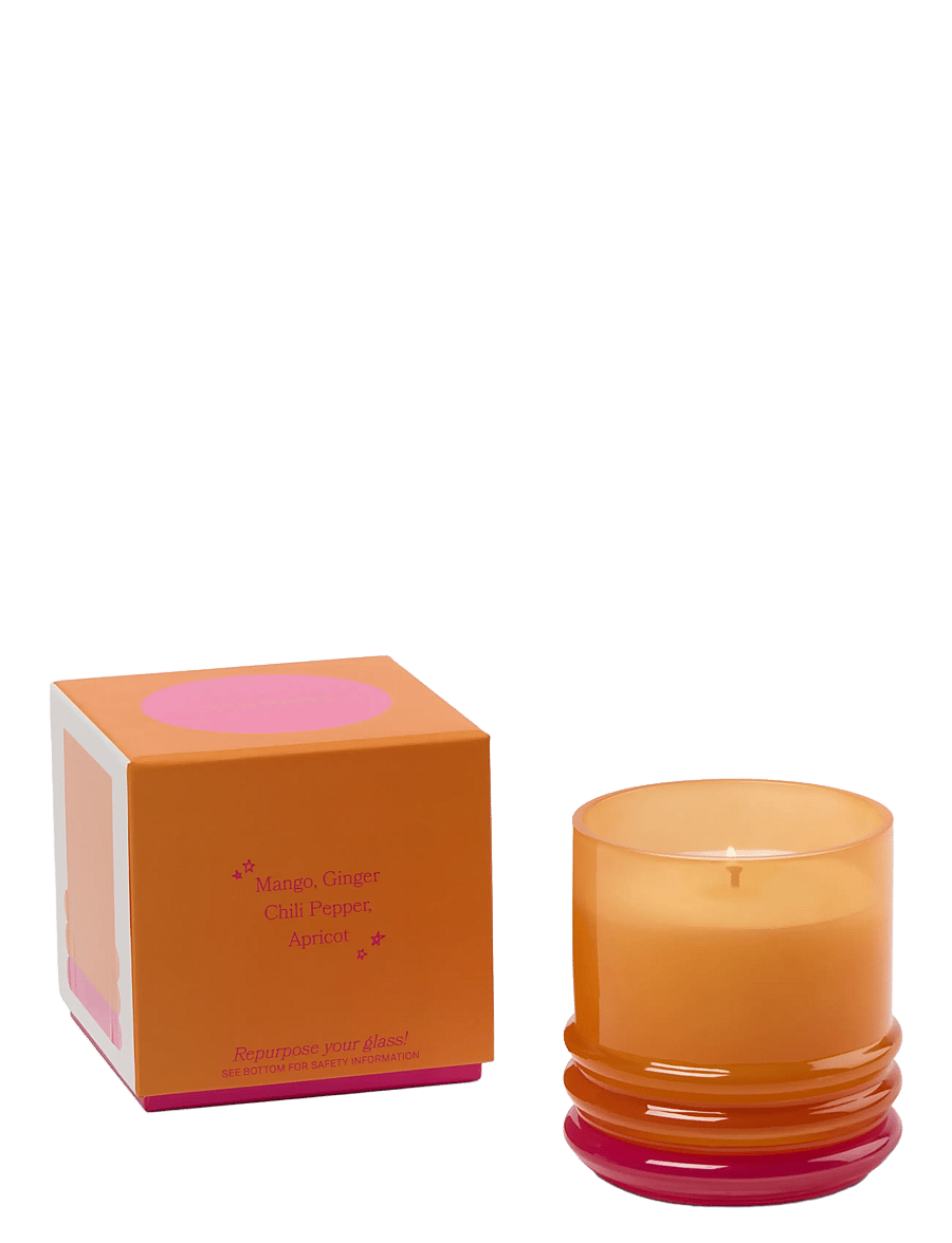 Paddywax - Doftljus Stacked i 2 färgat glas- Orange / knallrosa - Infraröd mango - pink - 2
