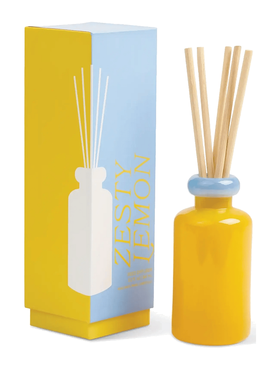 Paddywax - Doftdiffuser Stacked i 2 färgat glas - Gul/ blå - Zesty Lemon - above 500kr - yellow - 0