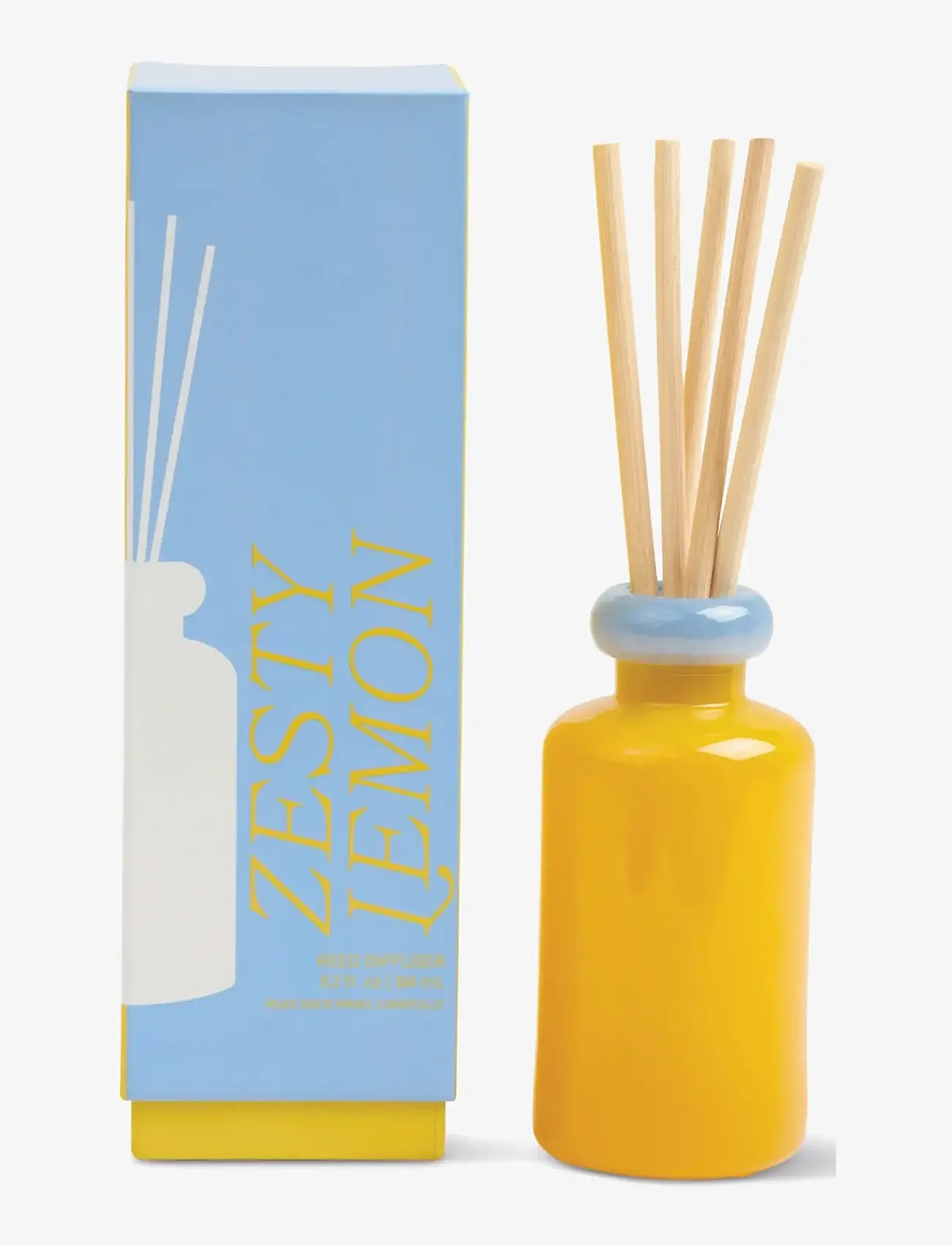 Paddywax - Doftdiffuser Stacked i 2 färgat glas - Gul/ blå - Zesty Lemon - yellow - 1
