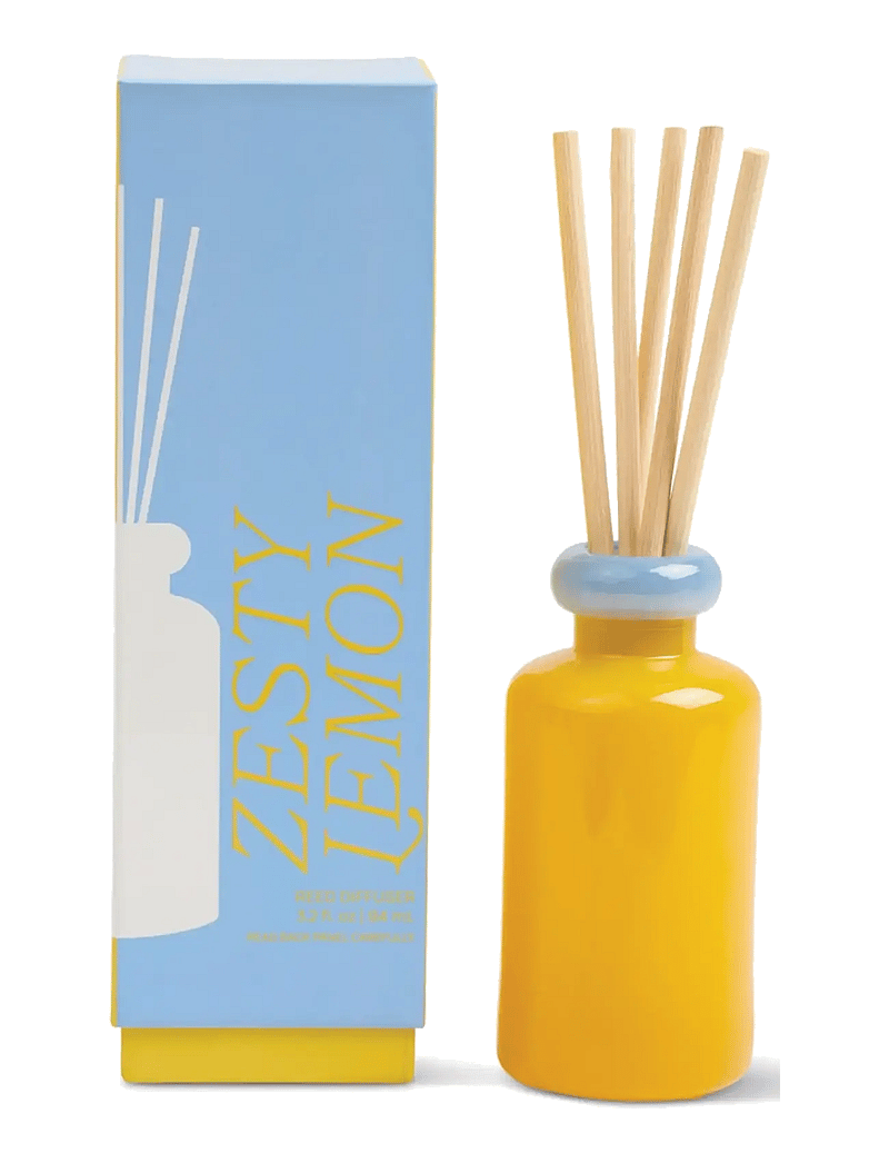 Paddywax - Doftdiffuser Stacked i 2 färgat glas - Gul/ blå - Zesty Lemon - yellow - 1
