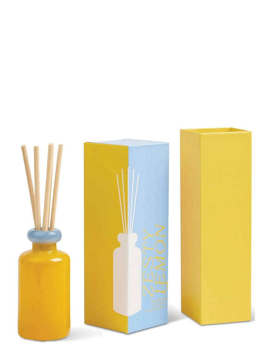 Paddywax - Doftdiffuser Stacked i 2 färgat glas - Gul/ blå - Zesty Lemon - above 500kr - yellow - 2