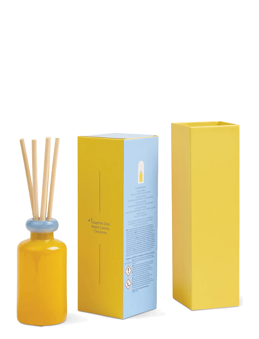 Paddywax - Doftdiffuser Stacked i 2 färgat glas - Gul/ blå - Zesty Lemon - above 500kr - yellow - 3
