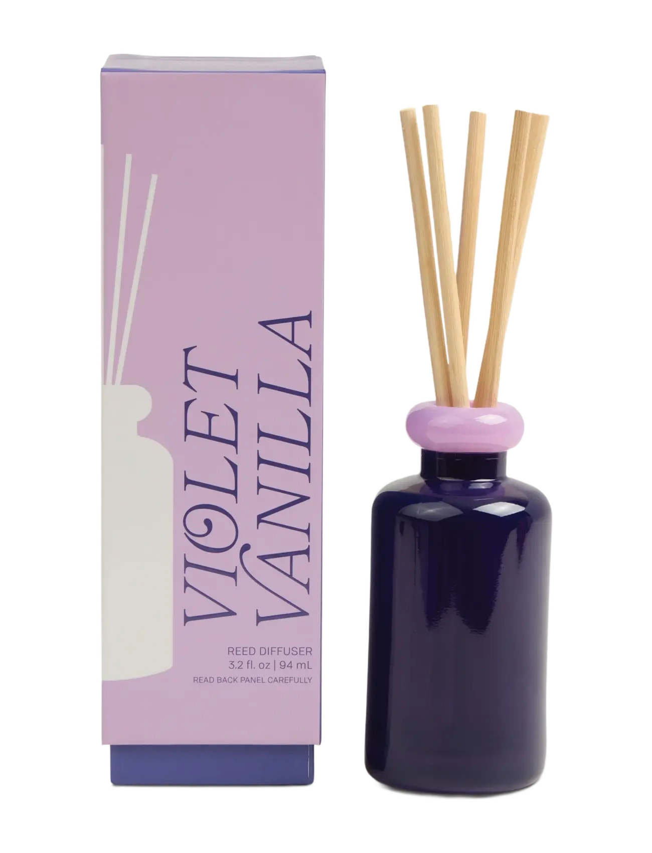 Paddywax - Doftdiffuser Stacked i 2 färgat glas - Lavendel/Mörklilal - Violet Vanilla - unter 20€ - purple - 1