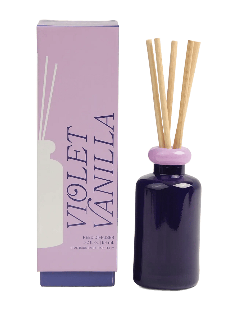 Paddywax - Doftdiffuser Stacked i 2 färgat glas - Lavendel/Mörklilal - Violet Vanilla - unter 20€ - purple - 1