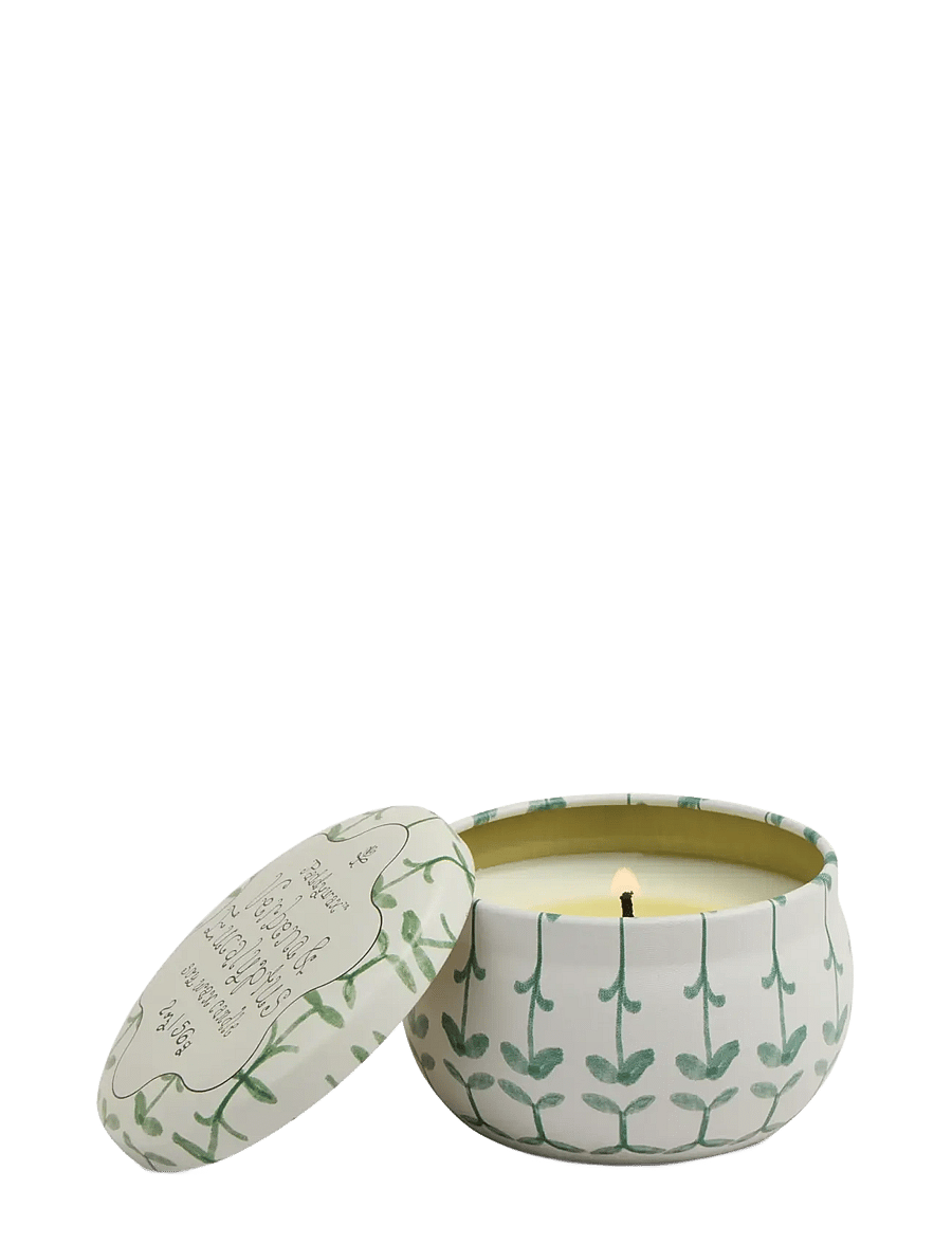 Paddywax - Doftljus mini Tulip i plåtask 56g - Verbena & Lemongrass - white - 0