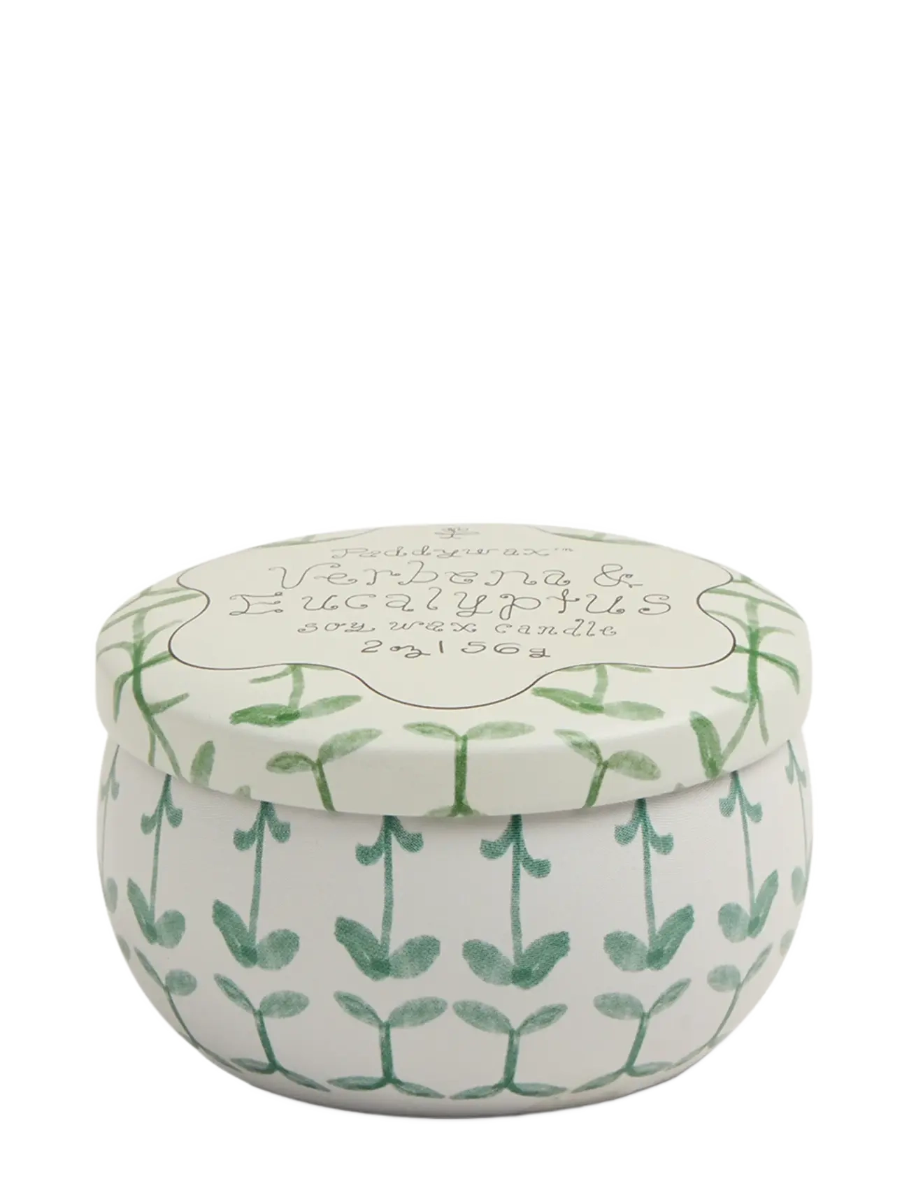 Paddywax - Doftljus mini Tulip i plåtask 56g  - Verbena & Lemongrass - white - 2