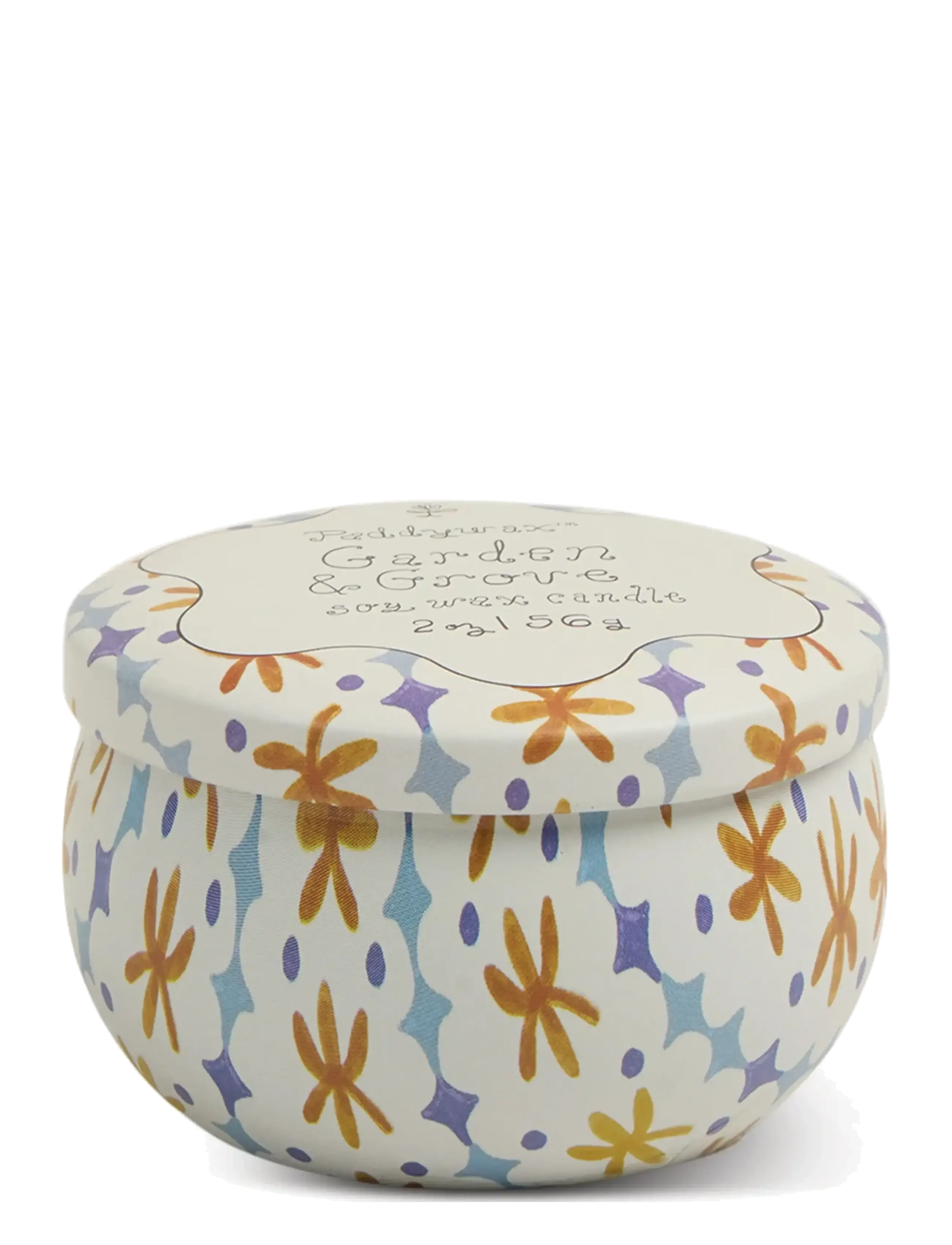 Paddywax - Doftljus mini Tulip i plåtask 56g  - Garden Grove - white - 1