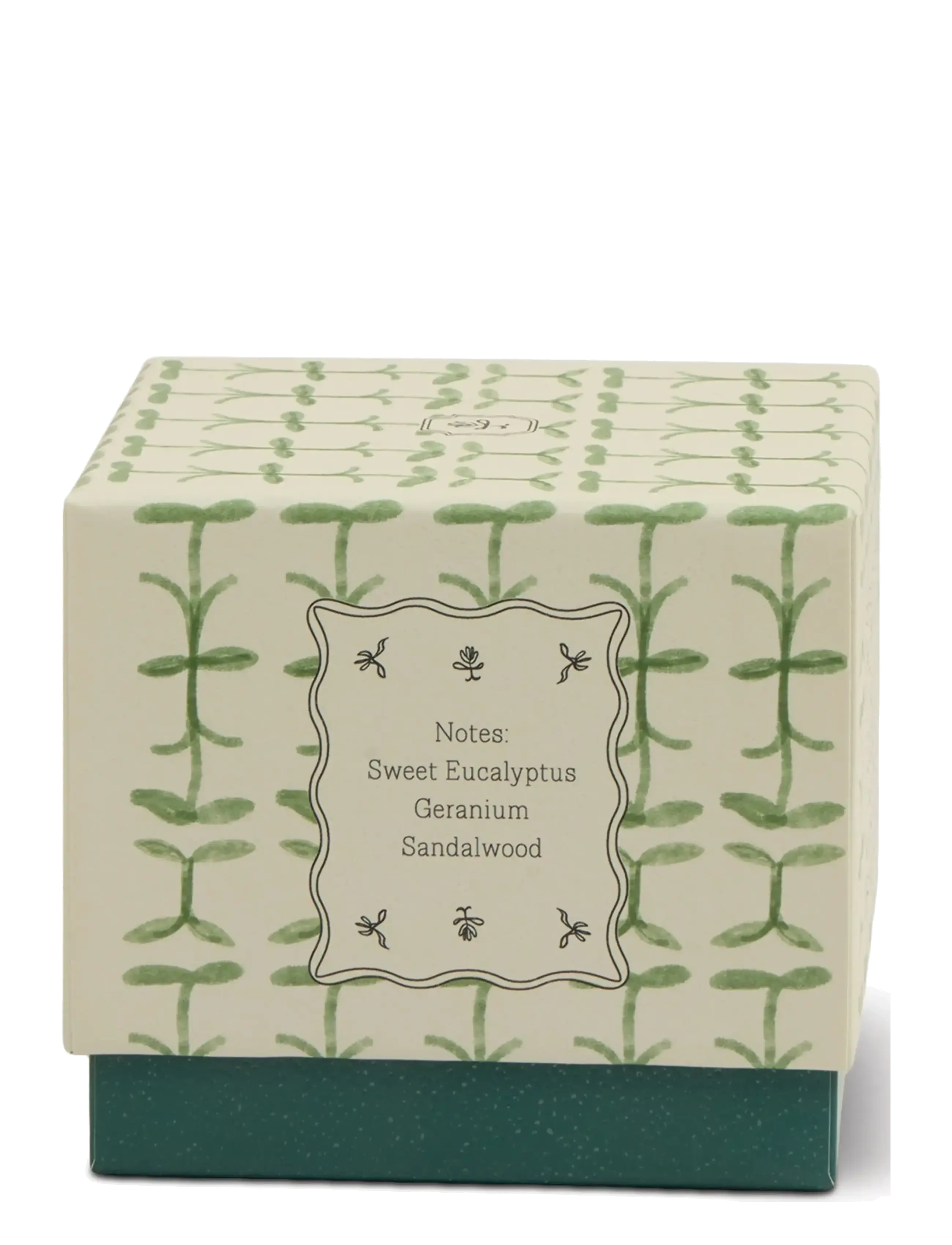 Paddywax - Doftljus Tulpan i tonat glas - Grönt/mörkgrönt - Verbena & Lemongrass - green - 2