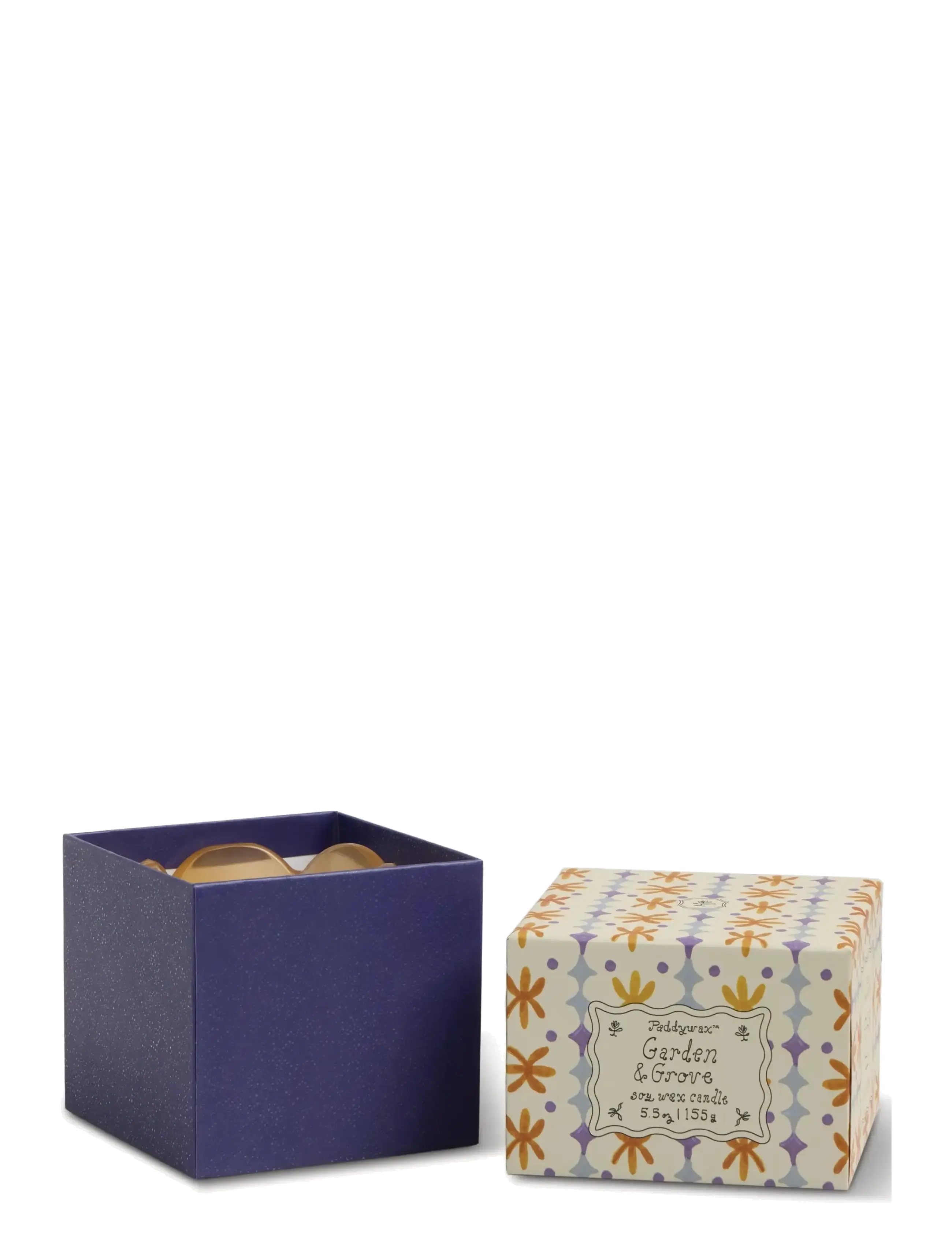 Paddywax - Doftljus Tulpan i tonat glas - Orange/Blå  - Garden & Grove - above 500kr - orange - 1