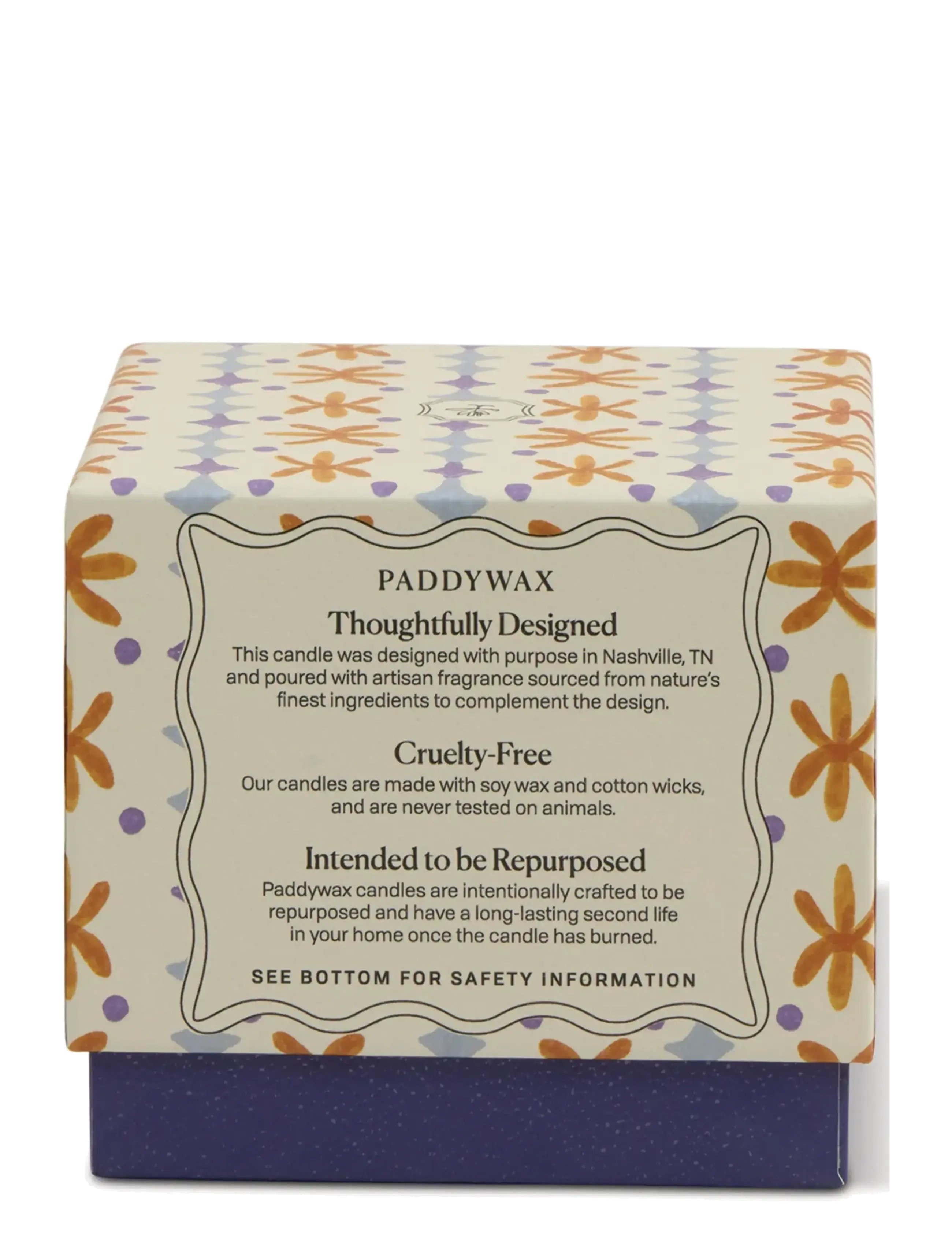 Paddywax - Doftljus Tulpan i tonat glas - Orange/Blå  - Garden & Grove - above 500kr - orange - 3