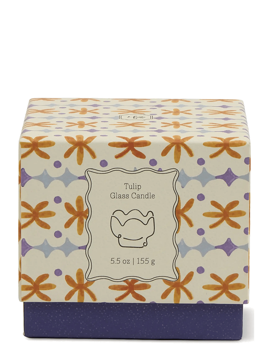 Paddywax - Doftljus Tulpan i tonat glas - Orange/Blå - Garden & Grove - above 500kr - orange - 4